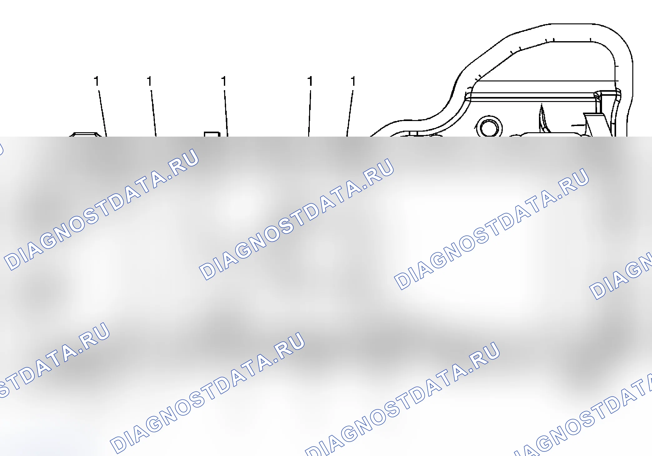 Рис. 117: Верхний масляный поддон - вид сверху. Chevrolet Cab & Chassis Silverado 3500 