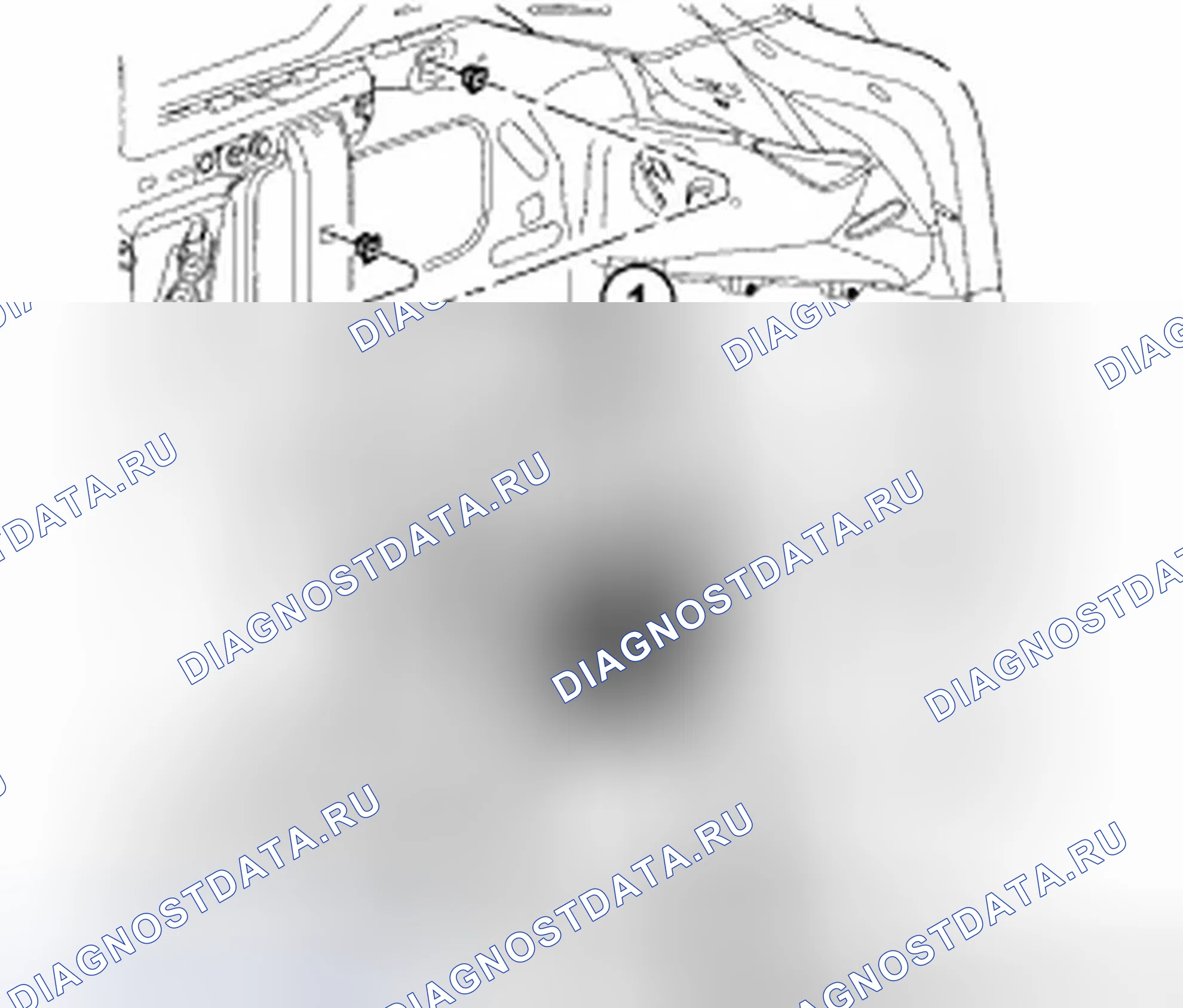 Рис. 25: ЗАДНИЙ САБВУФЕР. Dodge Caliber I