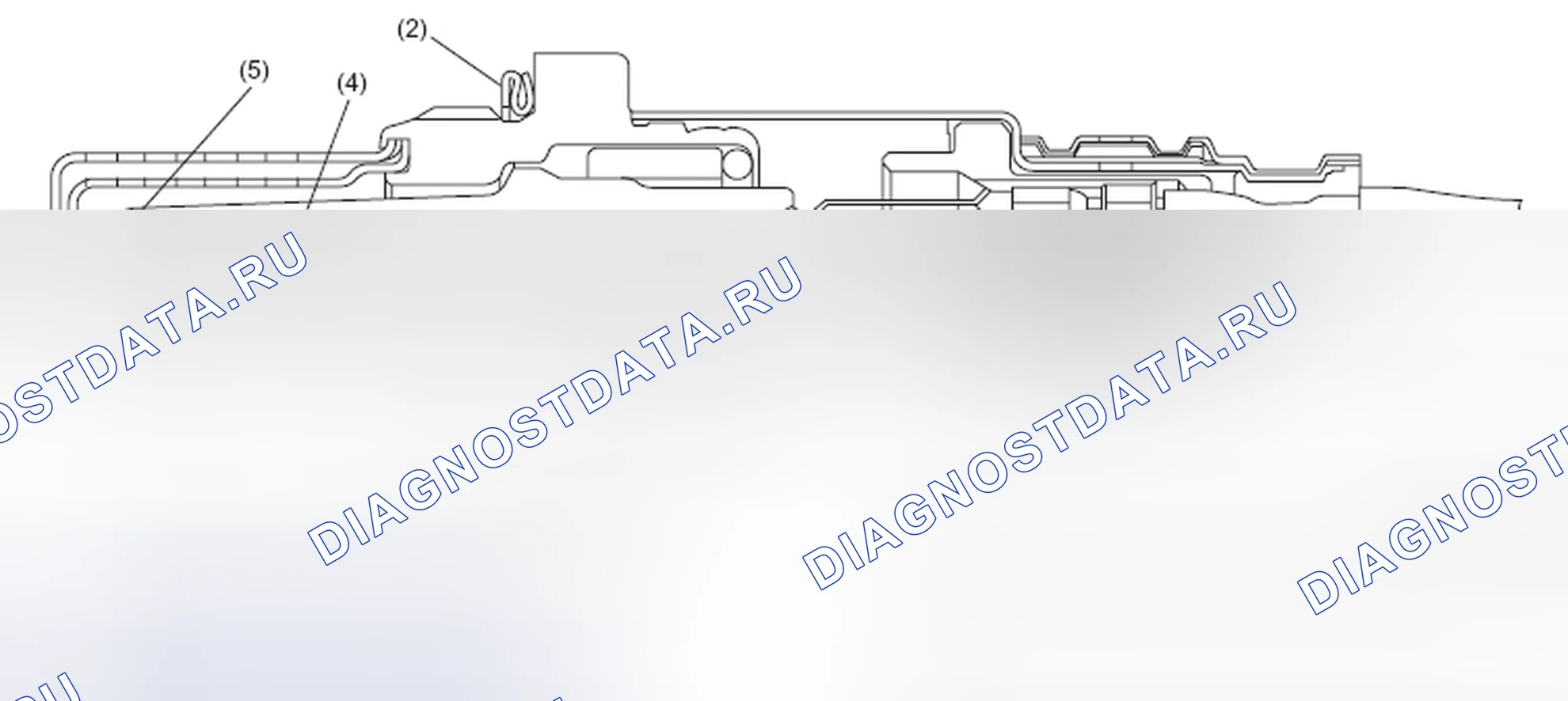 Рис. 448: ЗАДНИЙ КИСЛОРОДНЫЙ ДАТЧИК. Subaru Outback BR