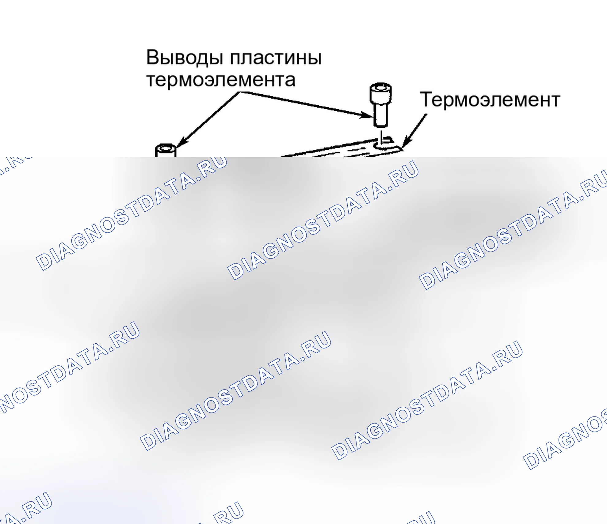 Рис. 10: РЕГУЛИРОВКА ТЕРМОЭЛЕМЕНТА. Buick Park Avenue II рестайлинг
