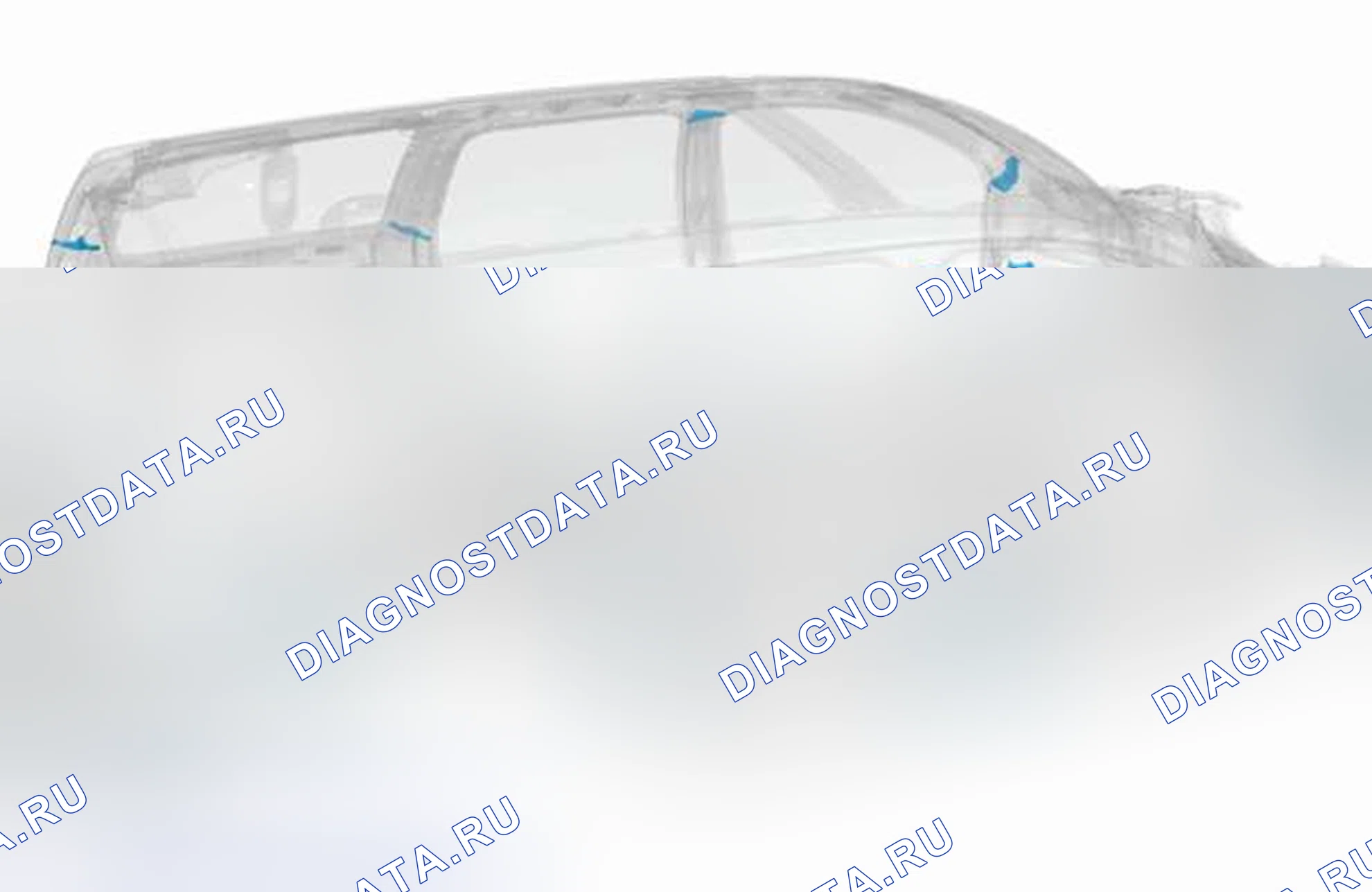 Рис. 25: ЗАМЕНА ПЕНОРЕЗИНЫ МЯГКАЯ (ЗВУКОИЗОЛЯЦИОННАЯ ПЕНА). Volvo XC70 II
