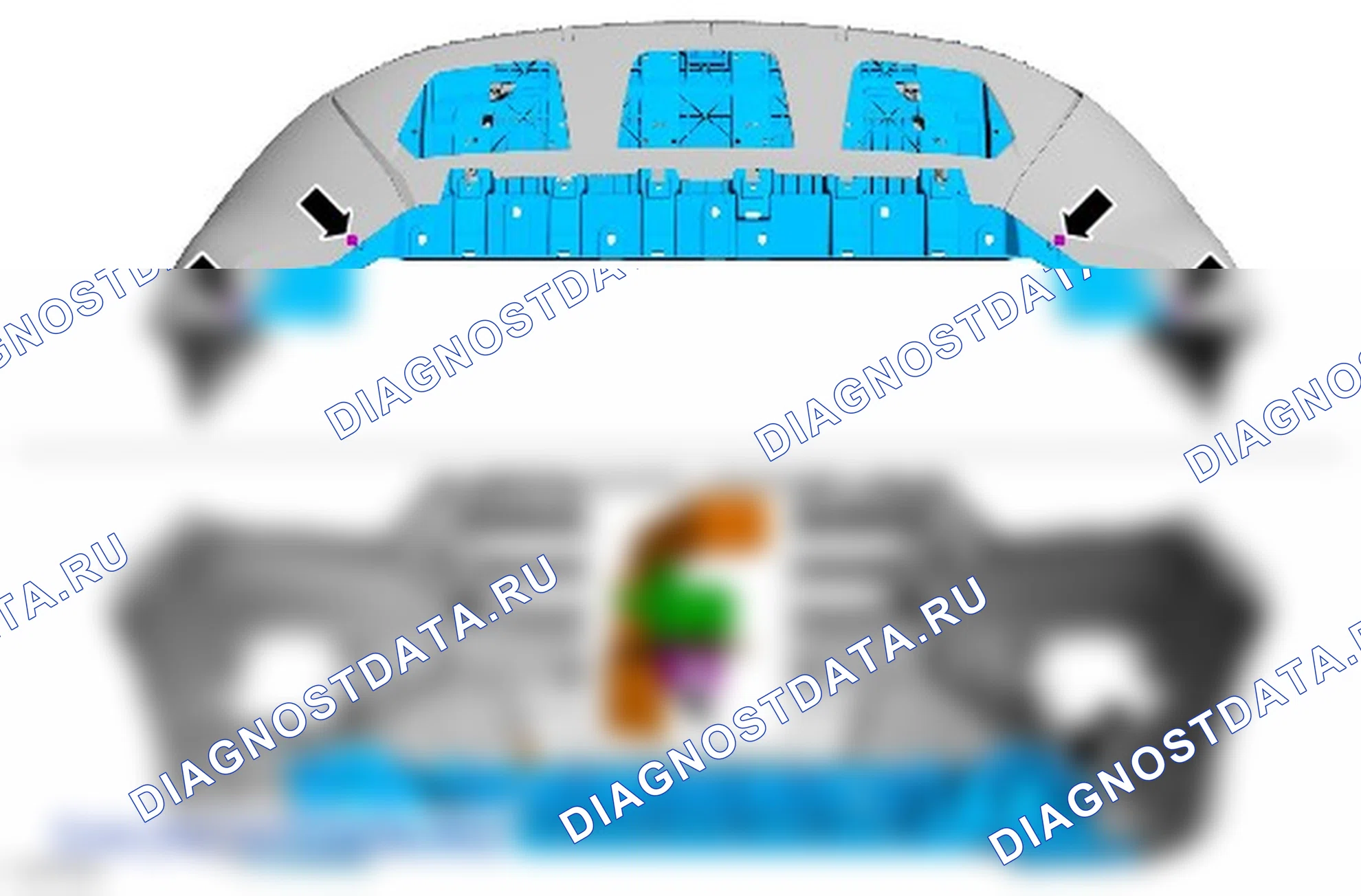 Разборка и сборка кожуха переднего бампера. Ford Kuga II