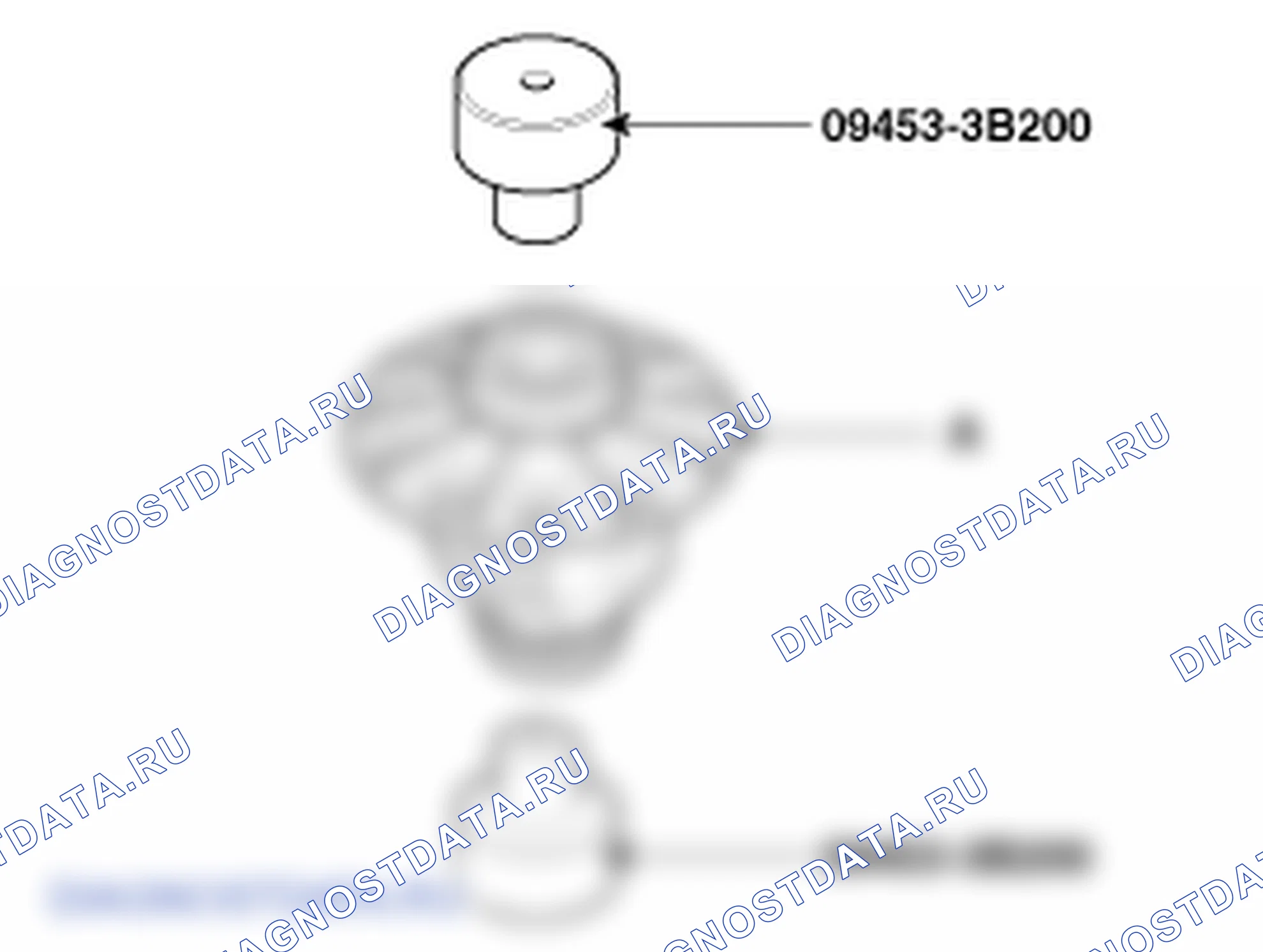 Сборка заднего держателя дифференциала. Hyundai ix35 EL