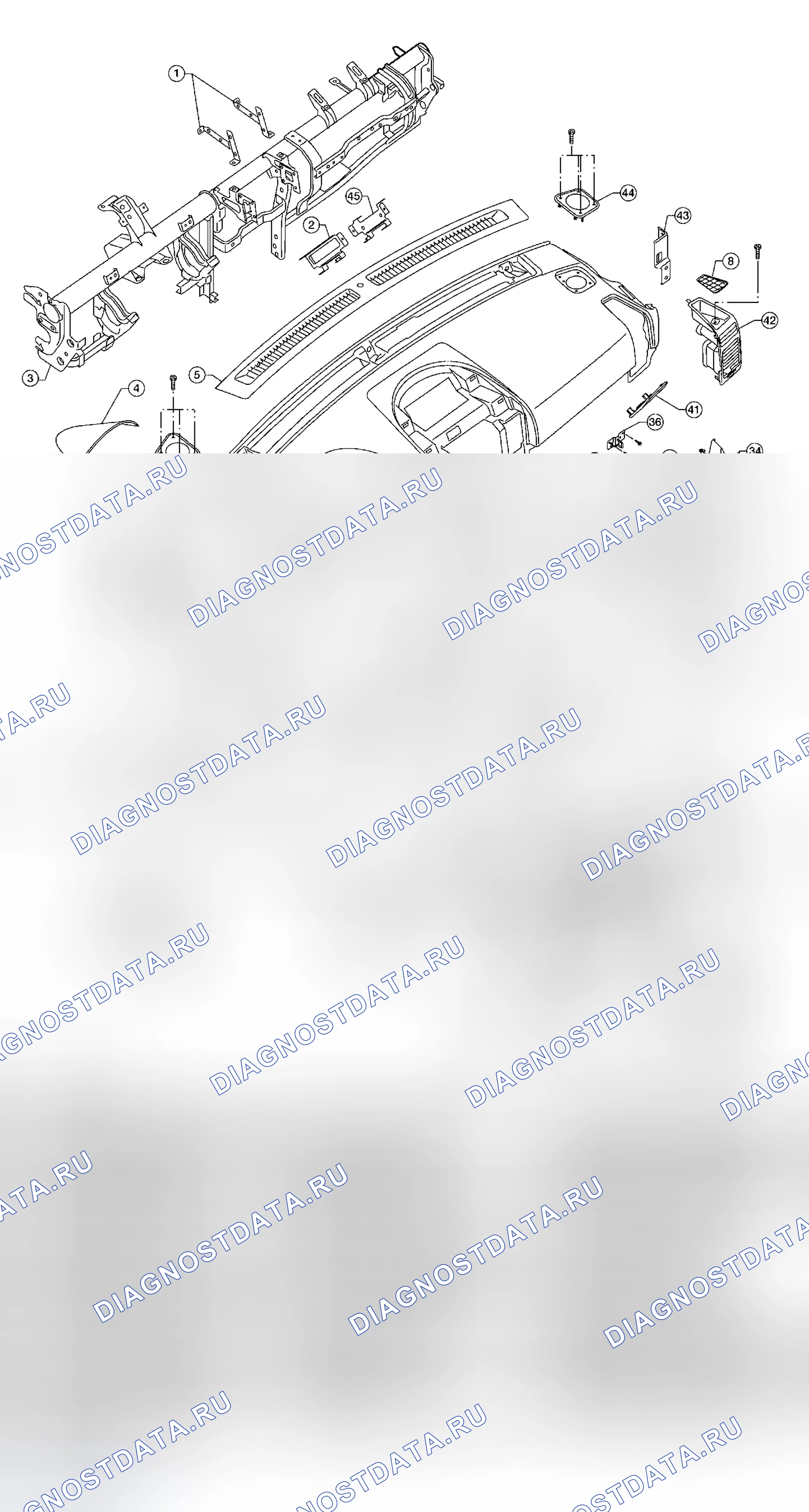 Рис. 10: Демонтаж и монтаж. Infiniti QX56 I