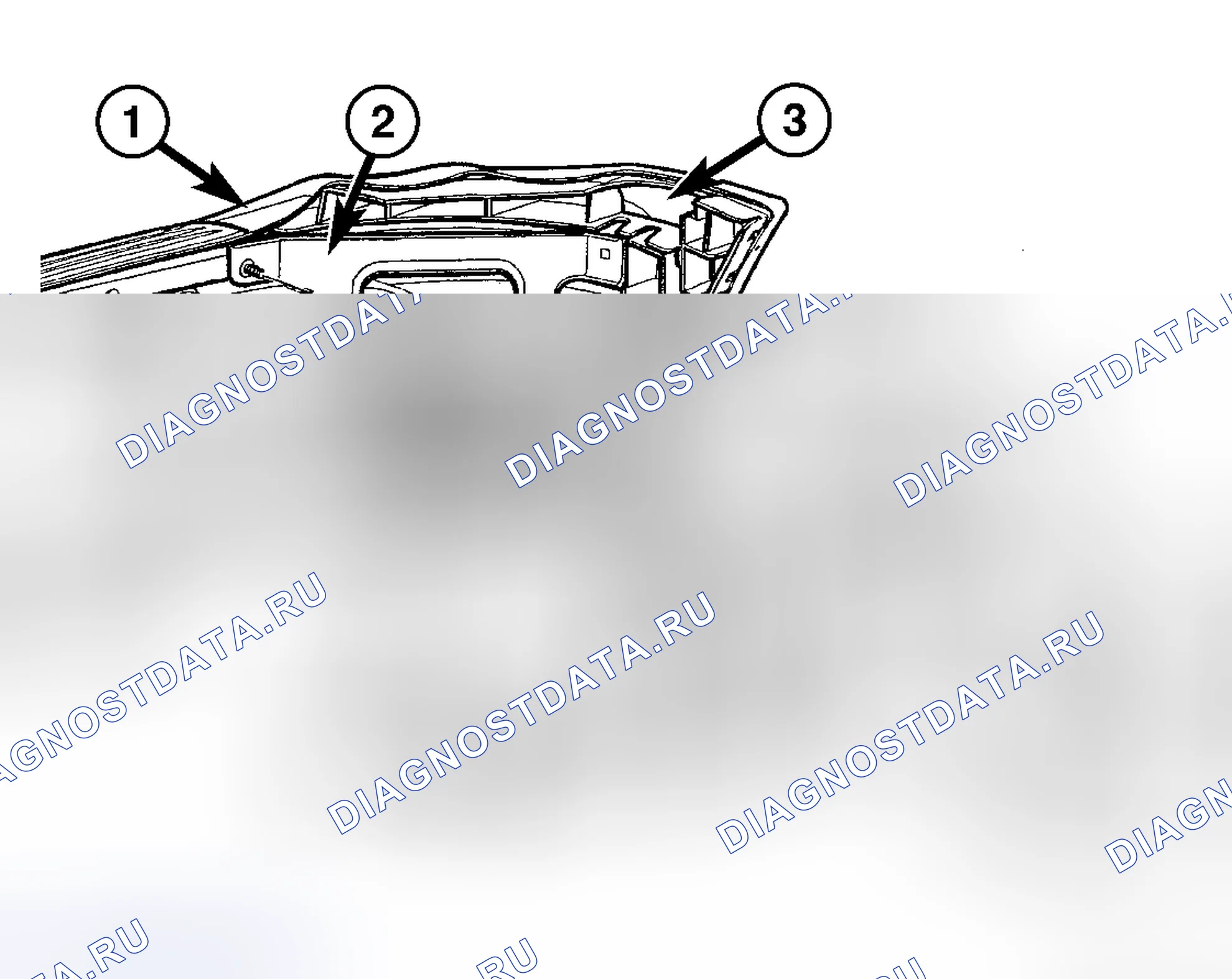 Рис. 12: ПЕРЕДНИЙ БАМПЕР. Dodge Cab & Chassis R3500 HD transition