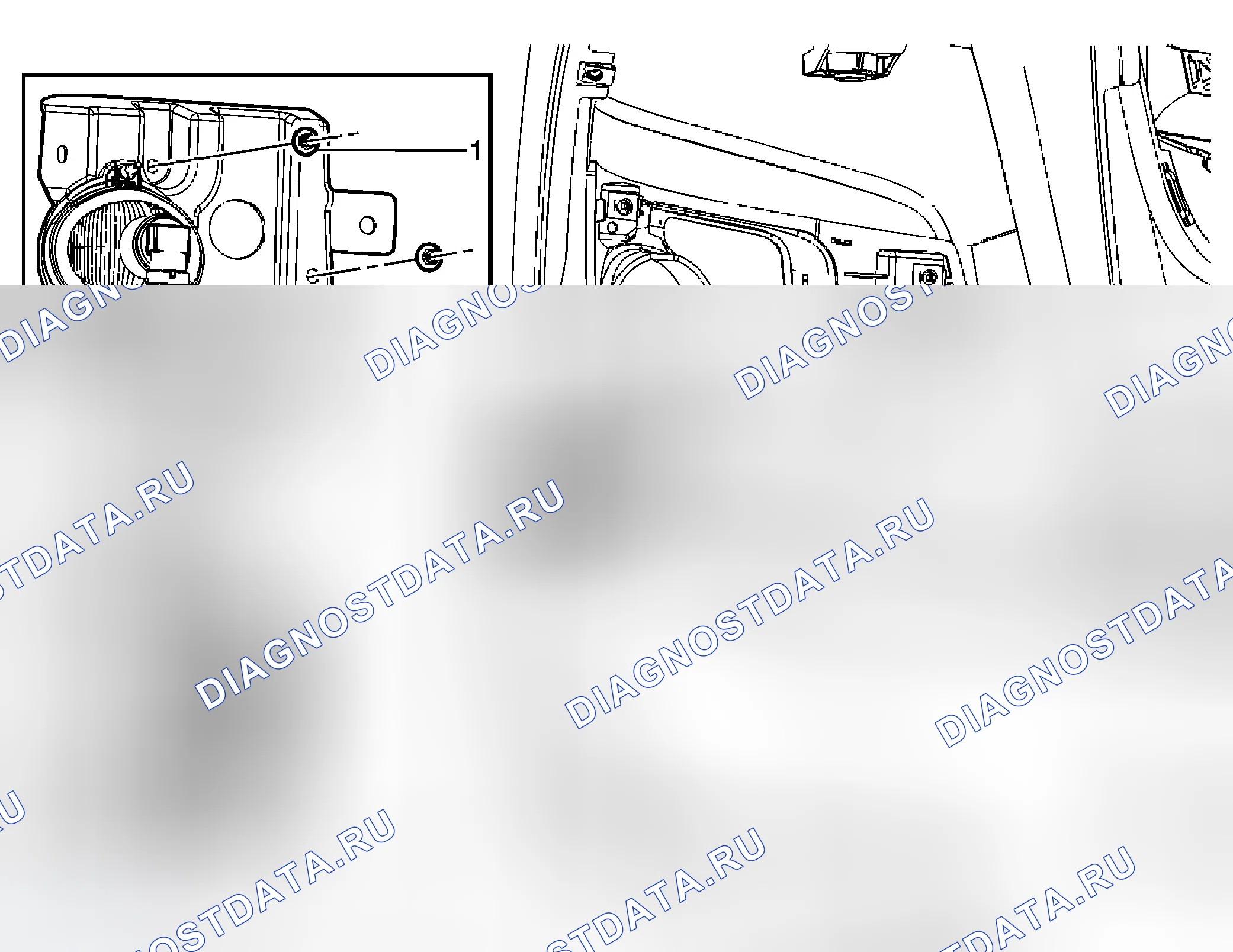 Рис. 51: Замена лампы сигнала парковки и поворота (OUTLOOK). Chevrolet Traverse I