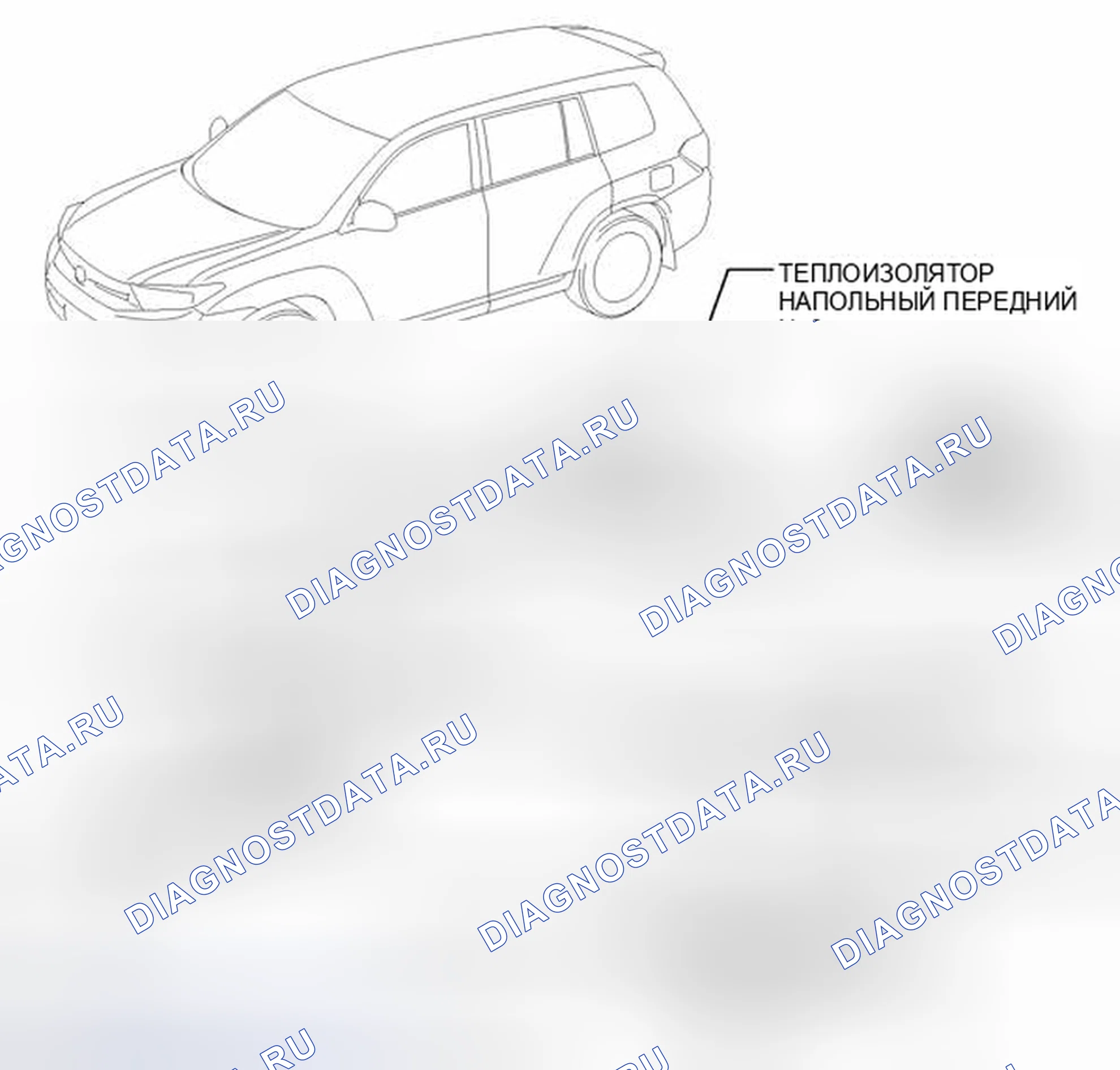 Рис. 62: ИЛЛЮСТРАЦИЯ. Toyota Highlander II рестайлинг