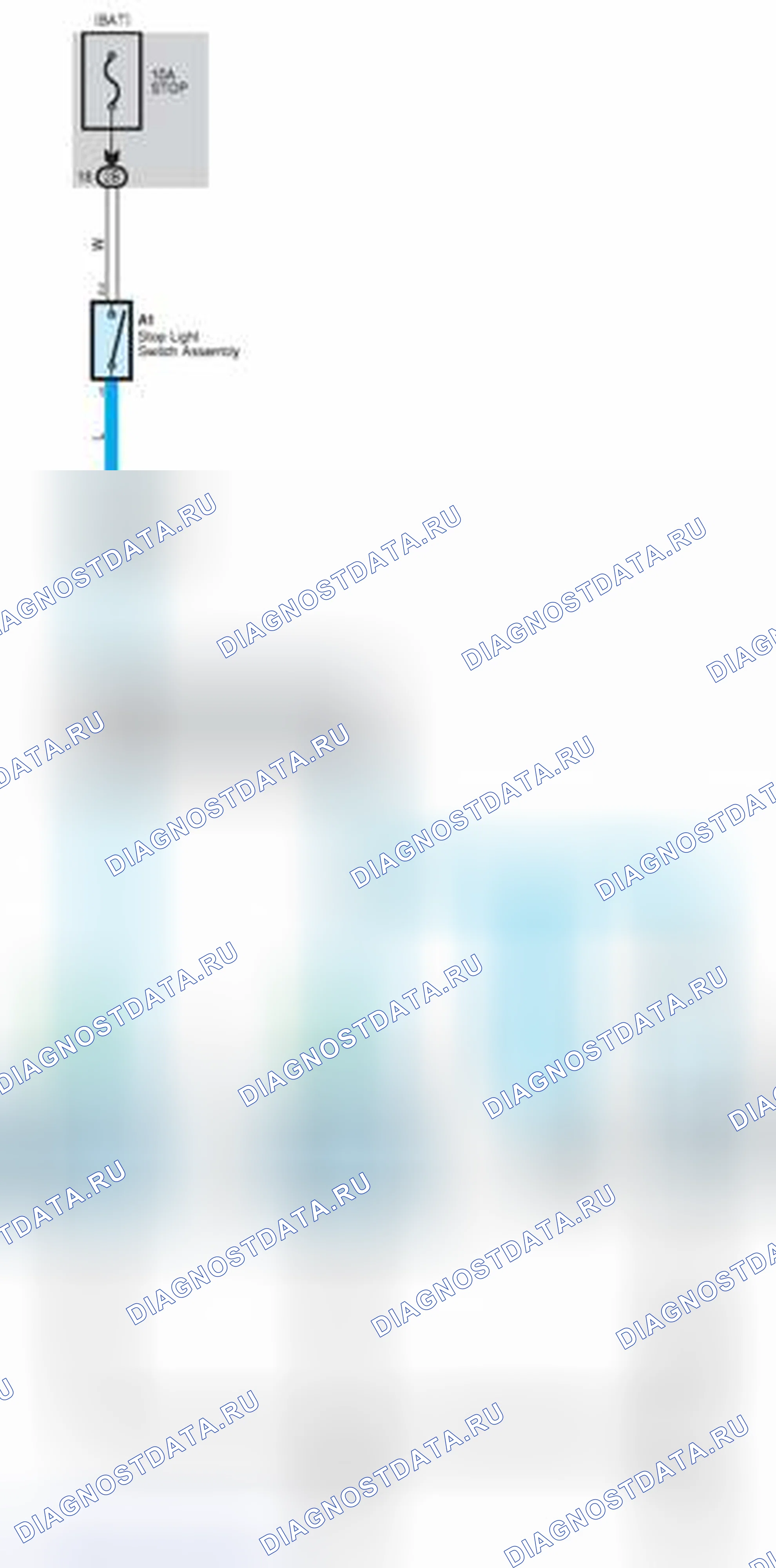 Рис. 132: Стоп-сигнал. Toyota Matrix E140