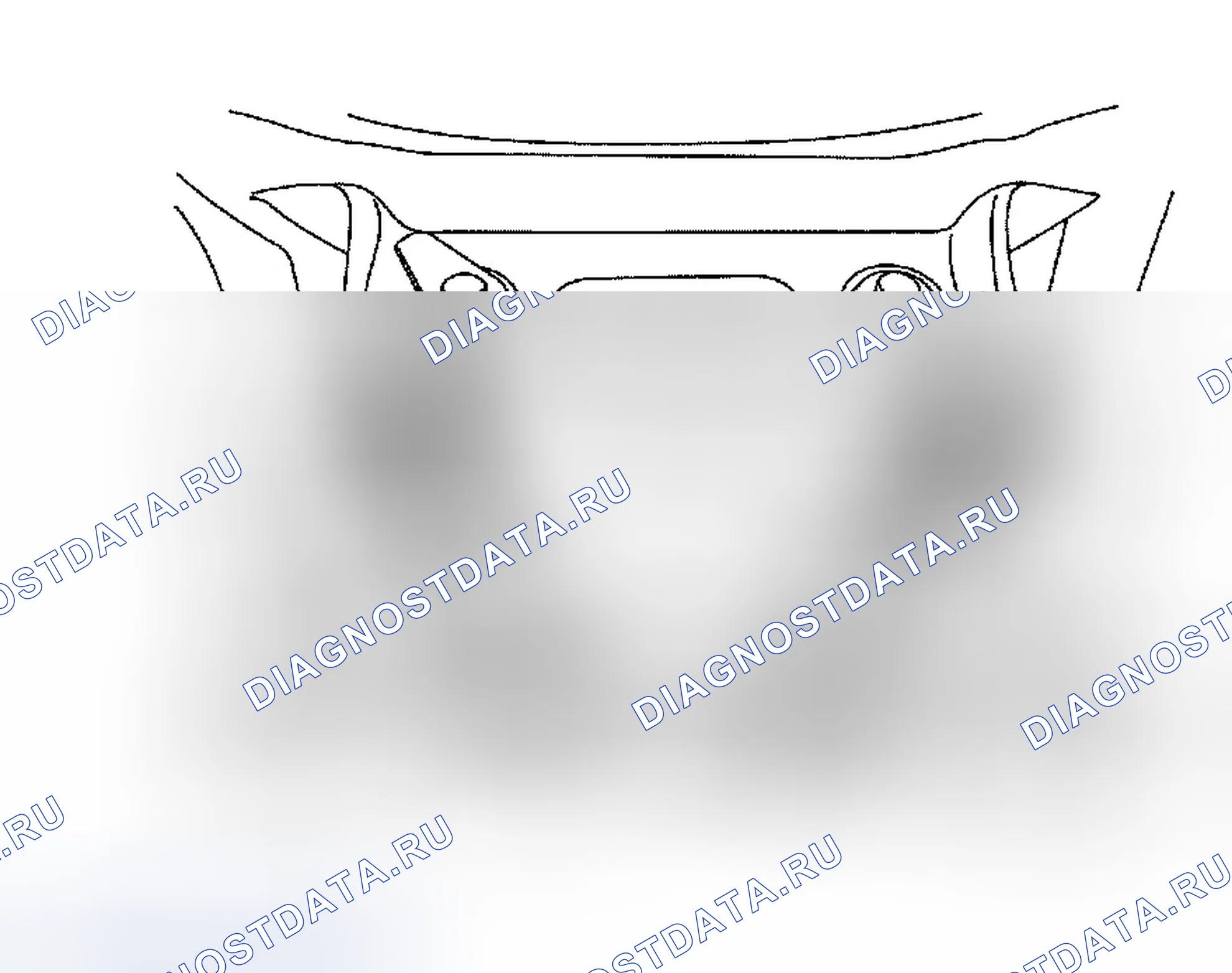 Рис. 15: Регулировка заднего носка - седан. Ford Taurus IV рестайлинг