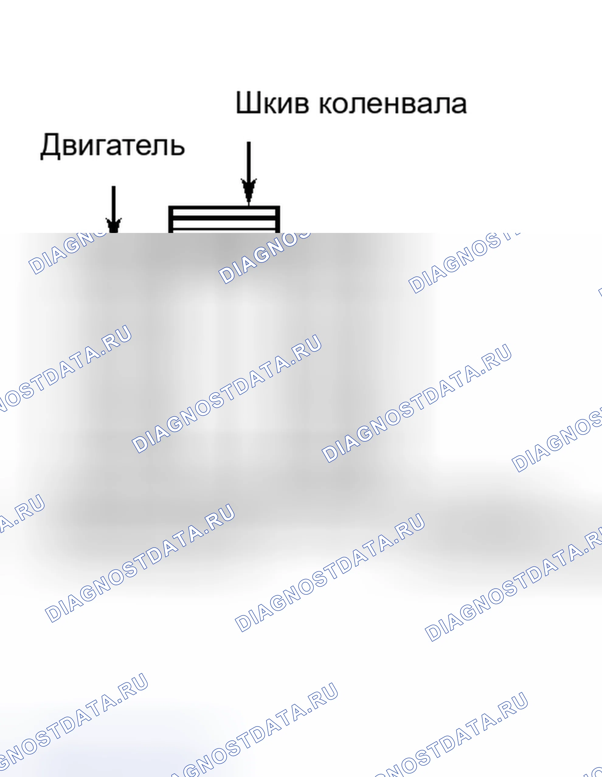 Рис. 6: порядок работы цилиндров (MPV и Tribute 3.0L двигатель). Mazda Tribute I