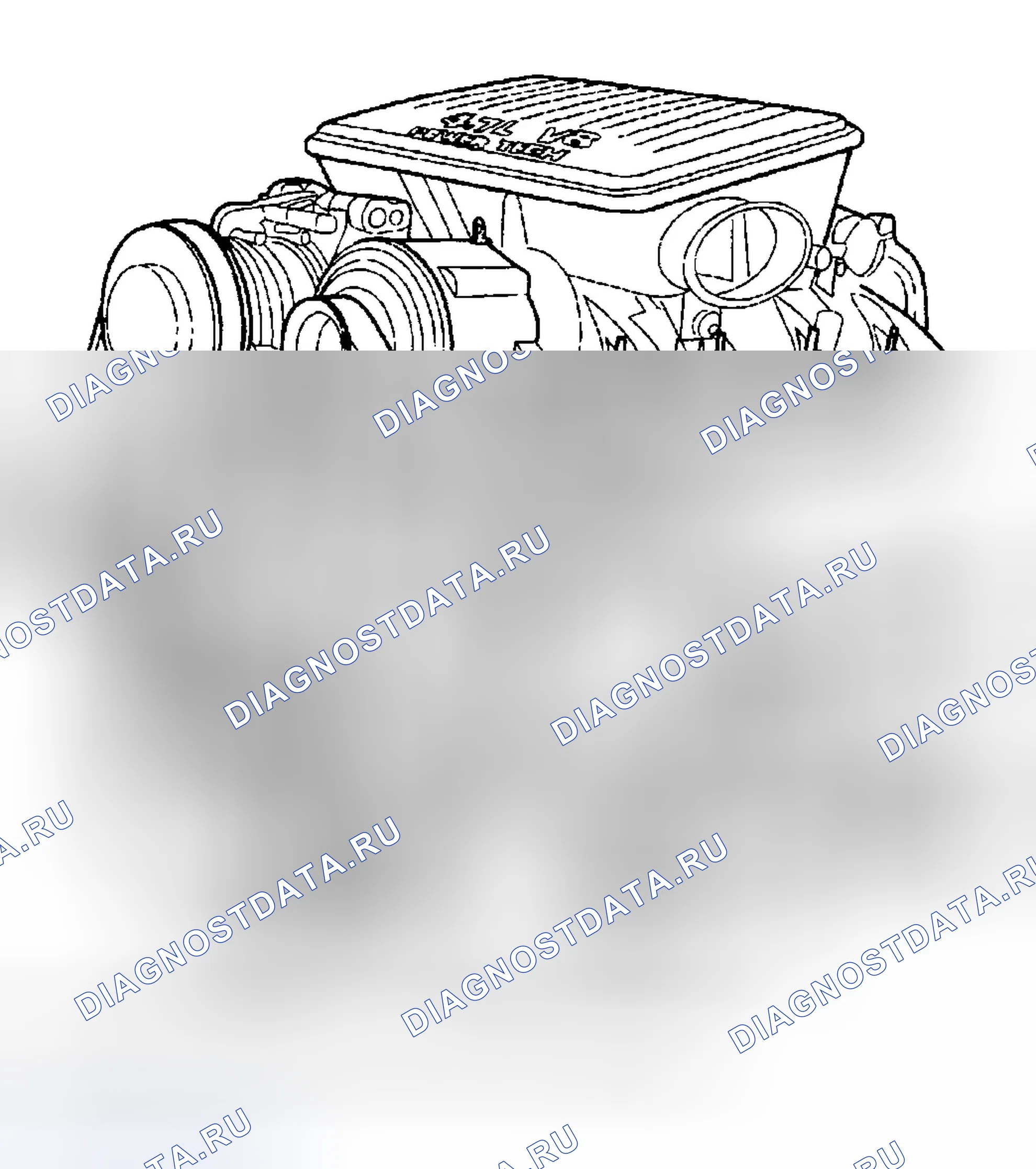 Рис. 323: ДЕМОНТАЖ. Dodge Pickup R1500 