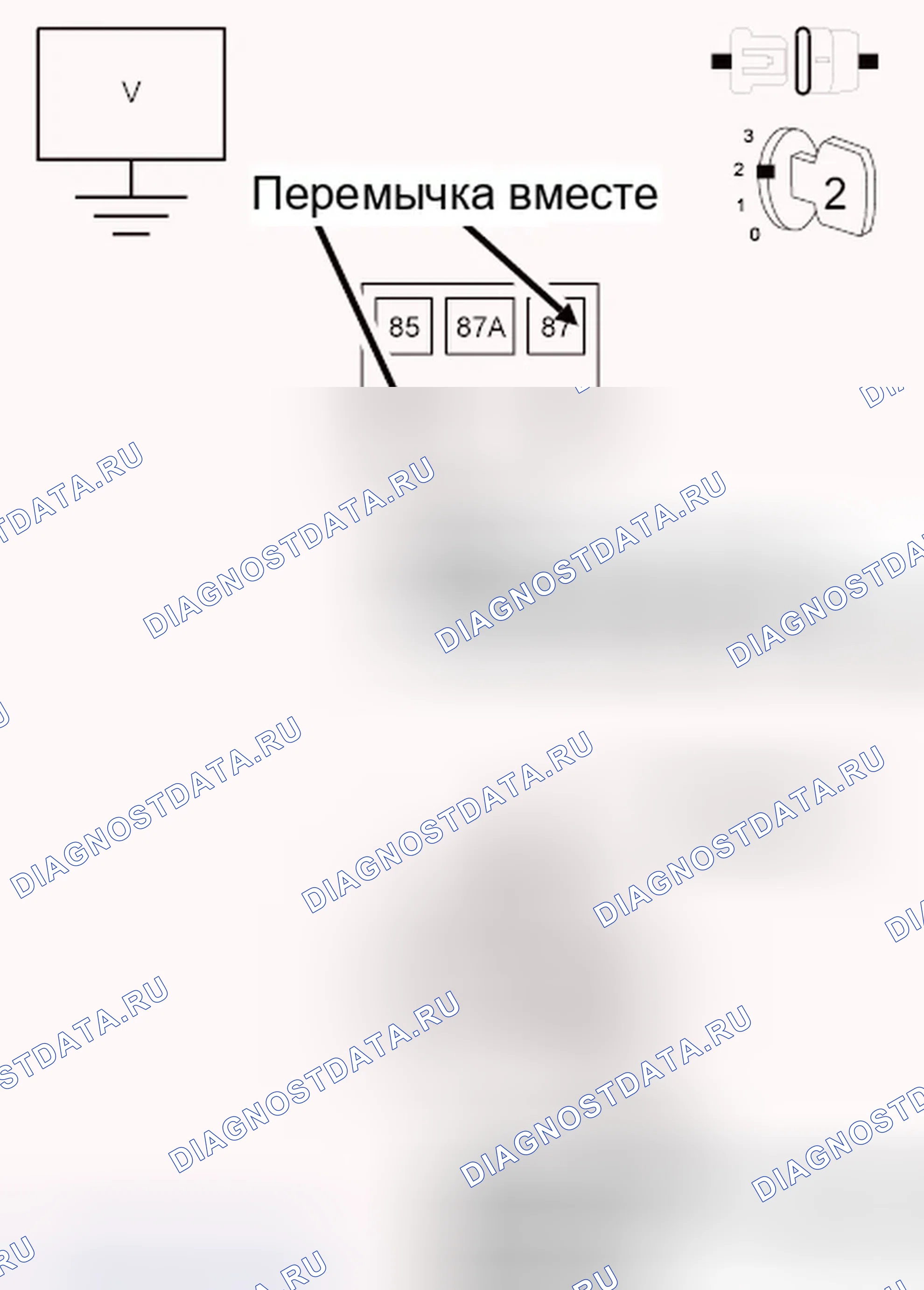 Рис. 381: ДИАГНОСТИЧЕСКИЙ ТЕСТ. Chrysler Town & Country V рестайлинг
