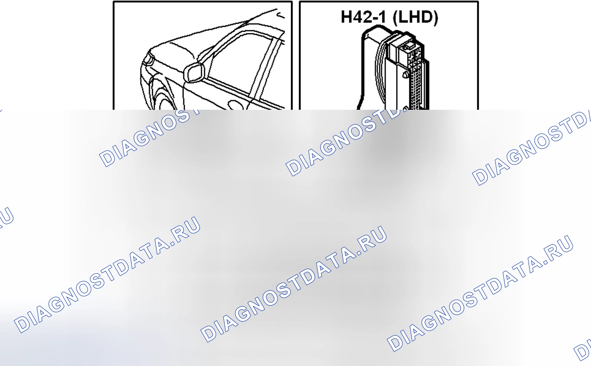 Рис. 178: Разъем H42-1. Kia Picanto III