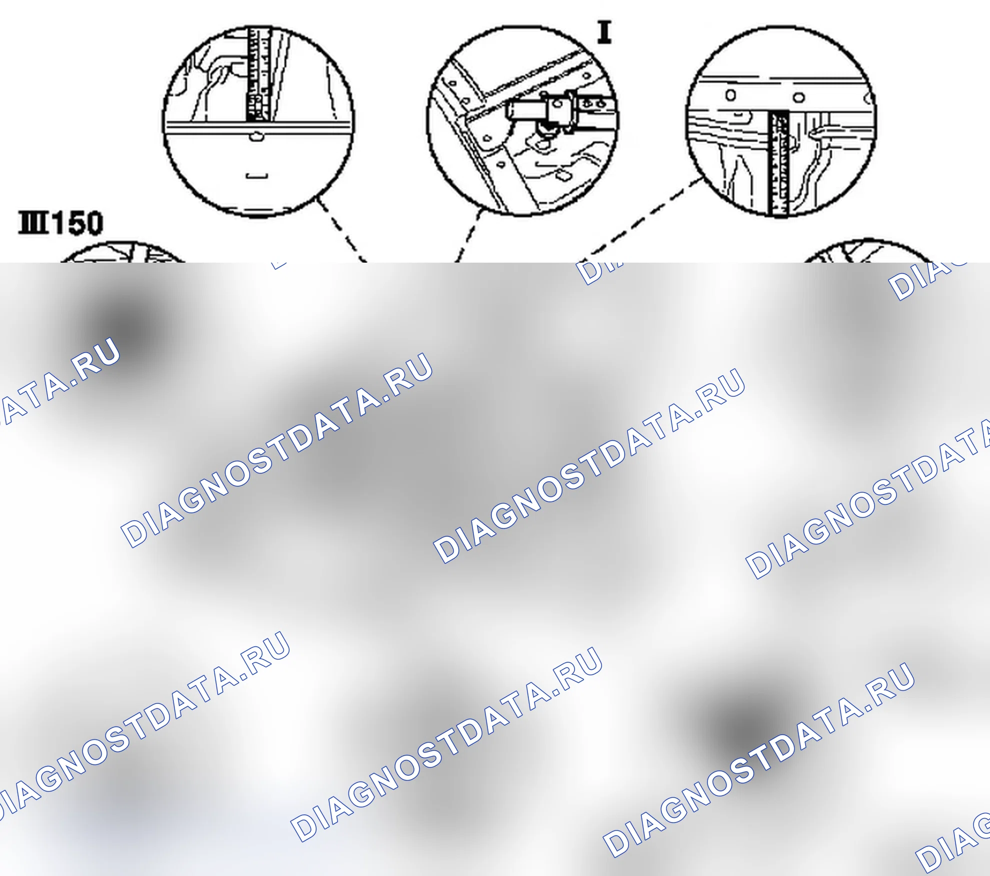 Схема измерения кузова моделей F 08, F 08 & W5L, F 68. Opel Corsa C