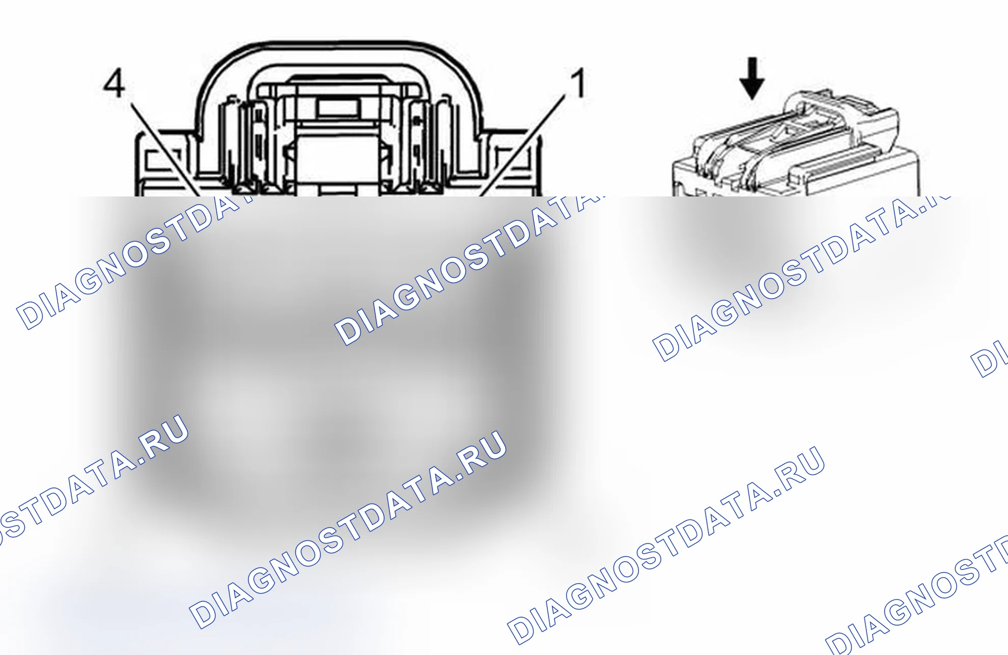 Рис. 19: Модуль X2 управления электродвигателем воздуходувки. Chevrolet Silverado 2500 HD 