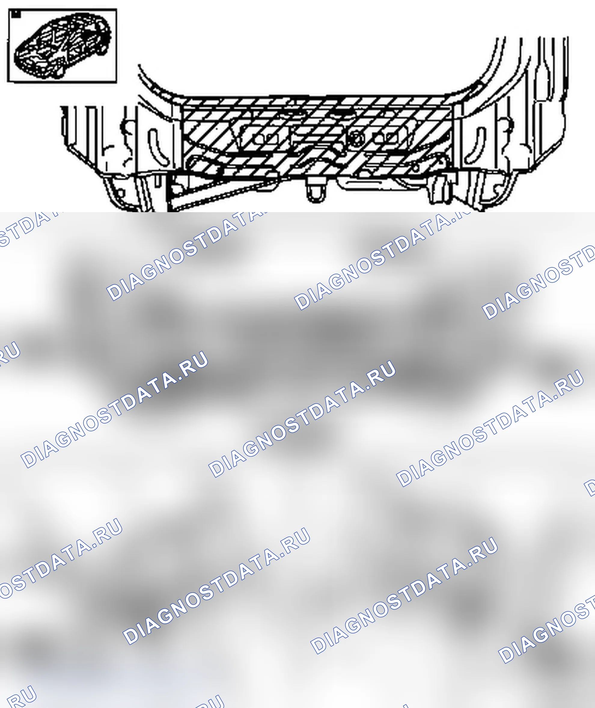 Заменить заднюю панель внутри (внизу). Opel Agila A рестайлинг