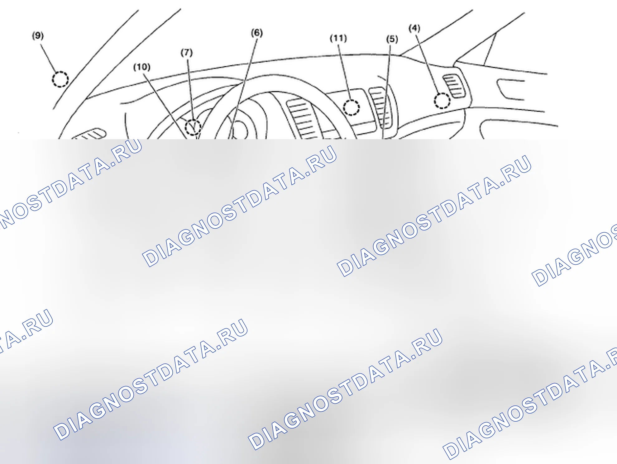 Рис. 30: РАСПОЛОЖЕНИЕ. Subaru Outback BP рестайлинг