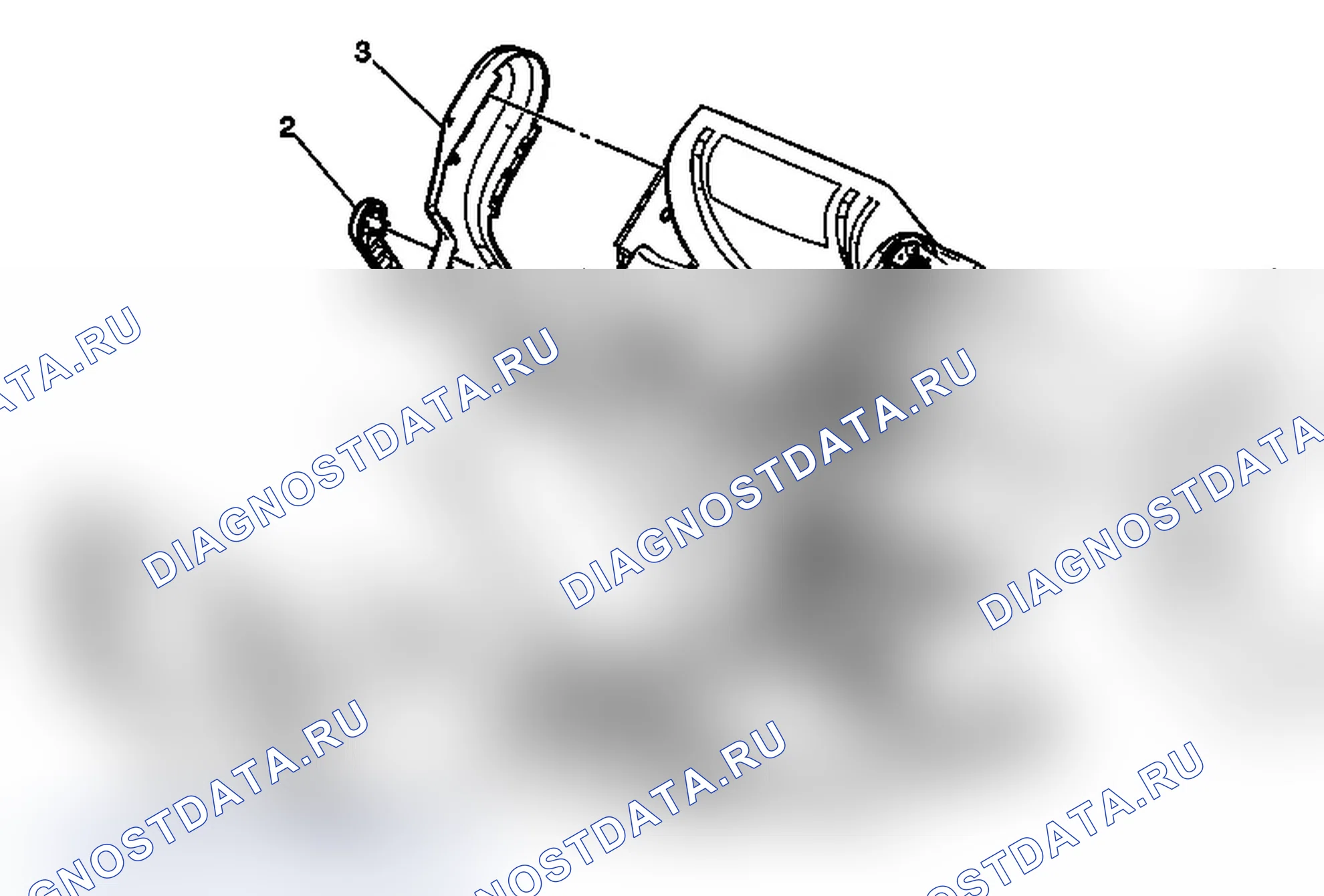 Рис. 66: Замена троса защелки подушки заднего сиденья (Тахо/Юкон/Эскалейд с ковшом). Chevrolet Tahoe III