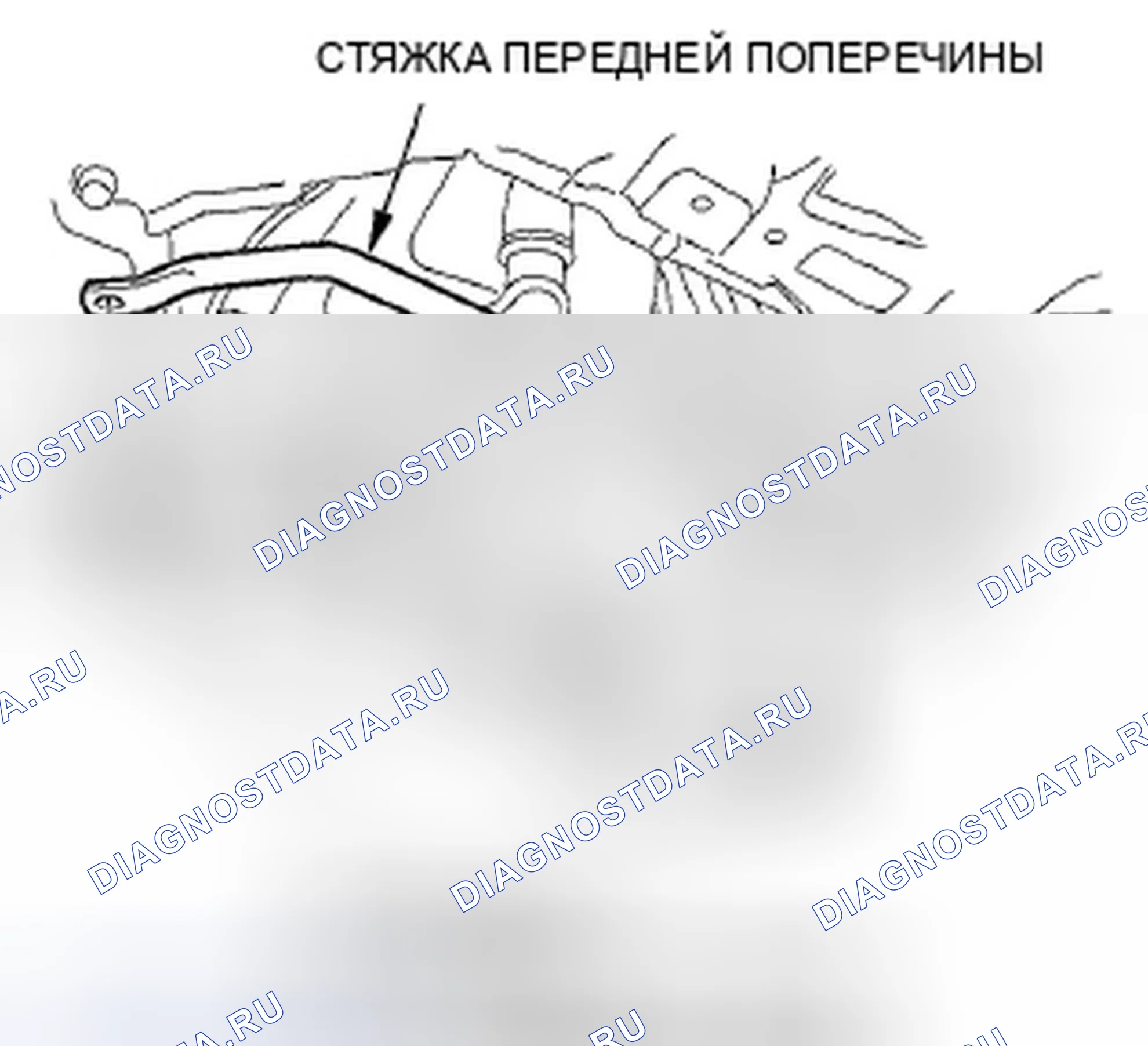Рис. 1: Крутящий момент передней поперечины. Honda Fit GE