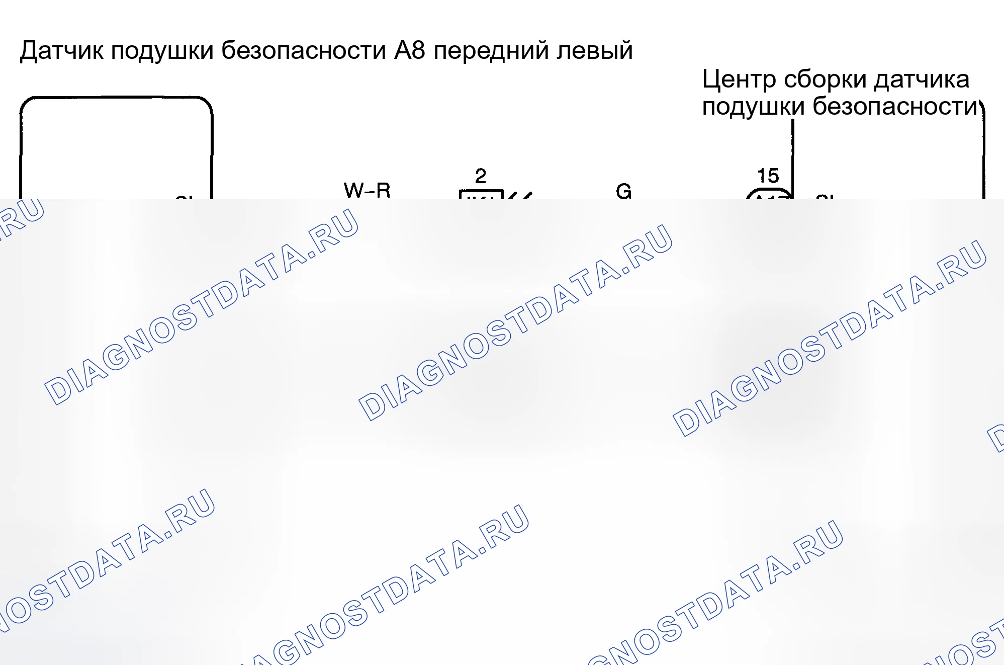 Рис. 333: электросхема. Toyota Highlander I рестайлинг