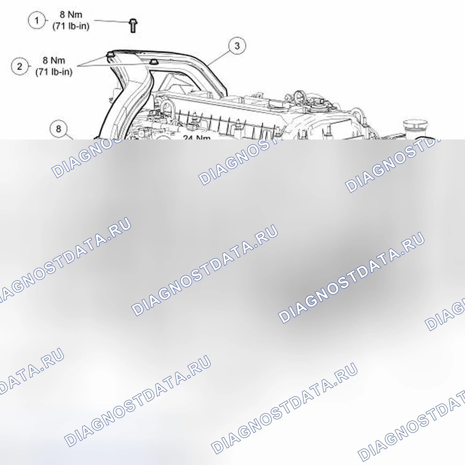 Рис. 11: Генератор - 2.3L. Ford Fusion I рестайлинг