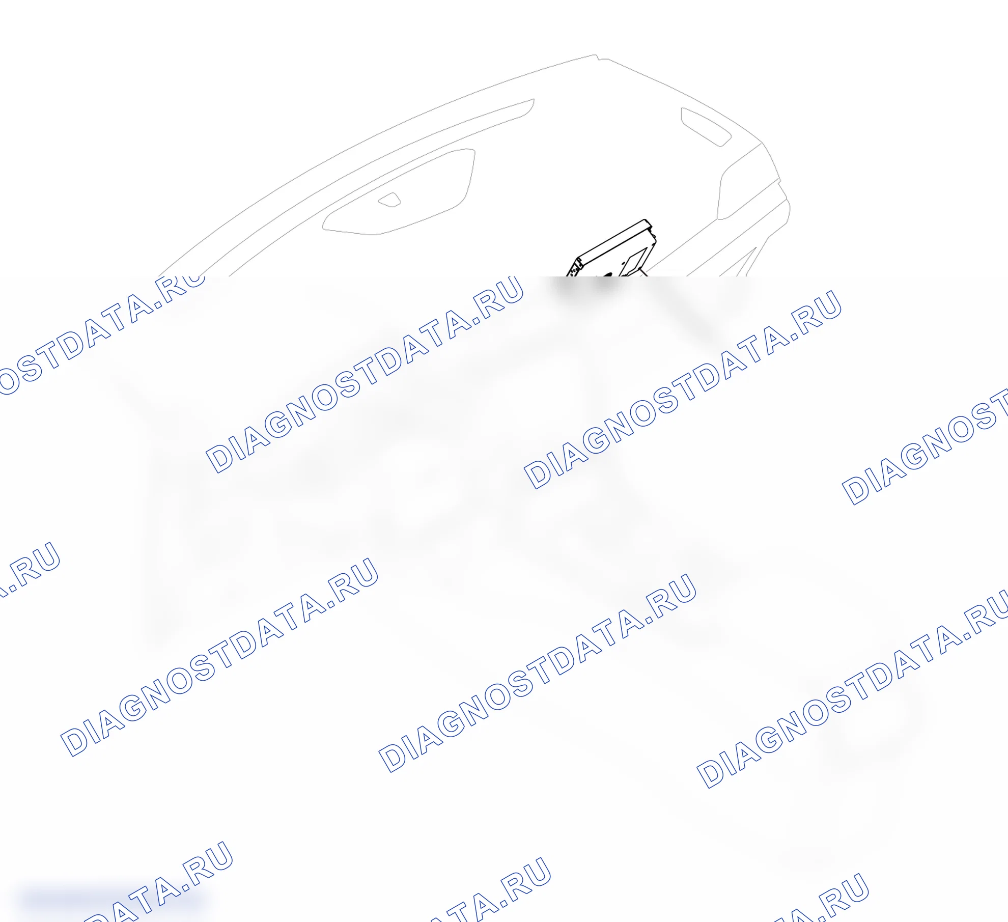 Схема расположения системы организации автомобильных сетей — Haval H4. Haval H4 I