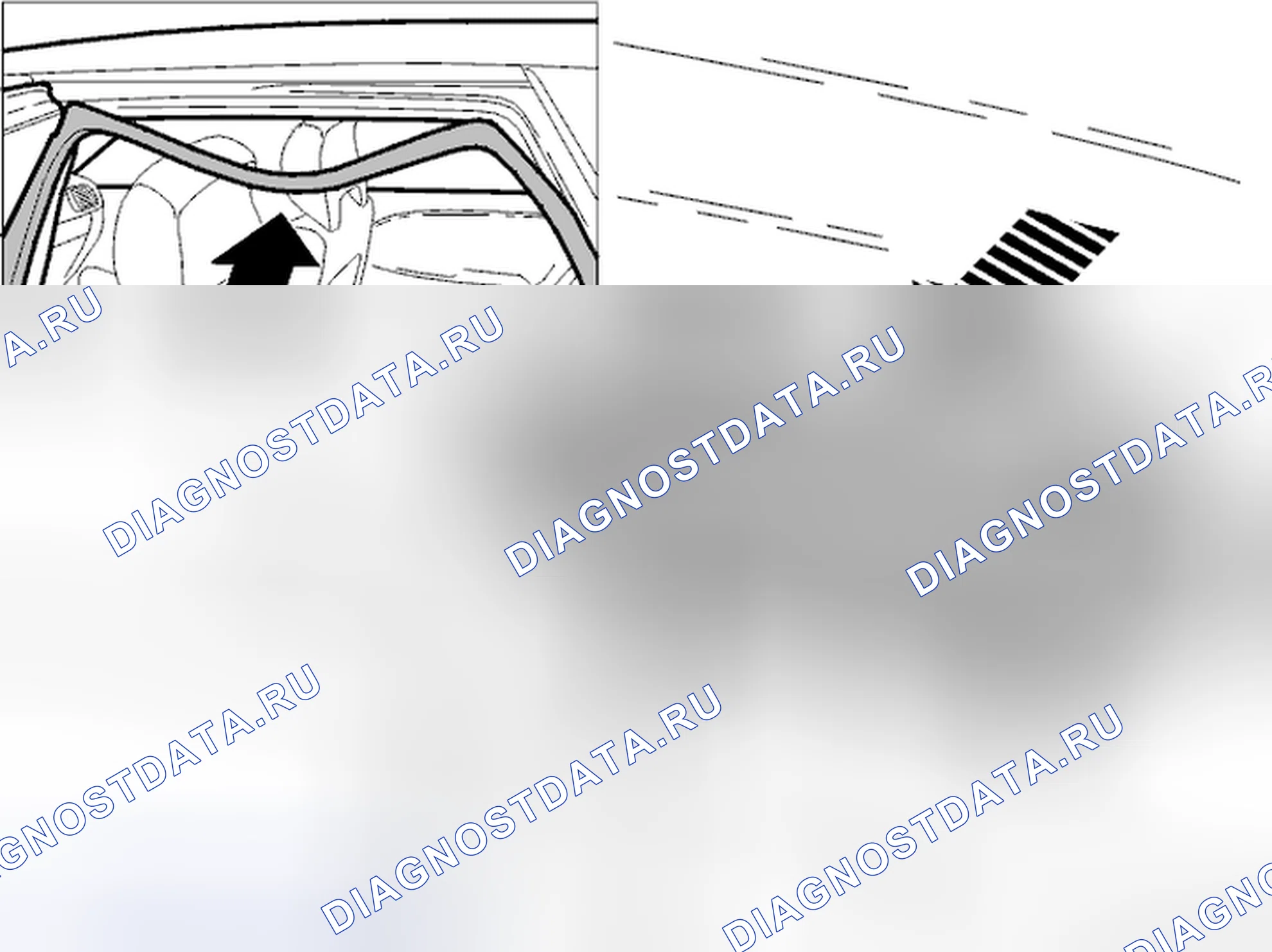 Рис. 34: Установка ламп считывания (сзади). Volvo S40 I рестайлинг