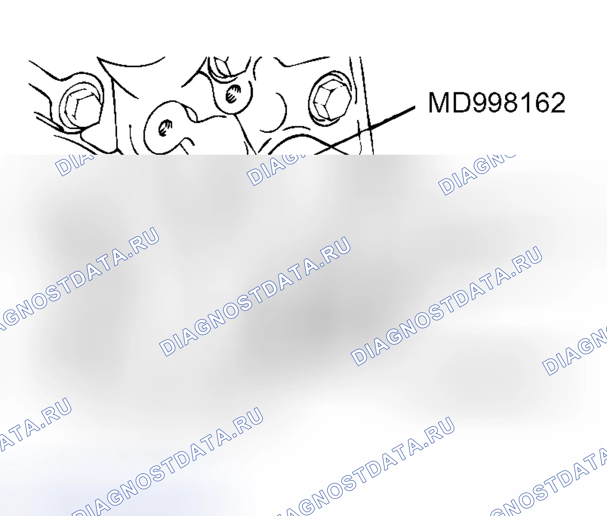 Рис. 233: > > J < < УСТАНОВКА ЗАГЛУШКИ. Mitsubishi Lancer IX рестайлинг