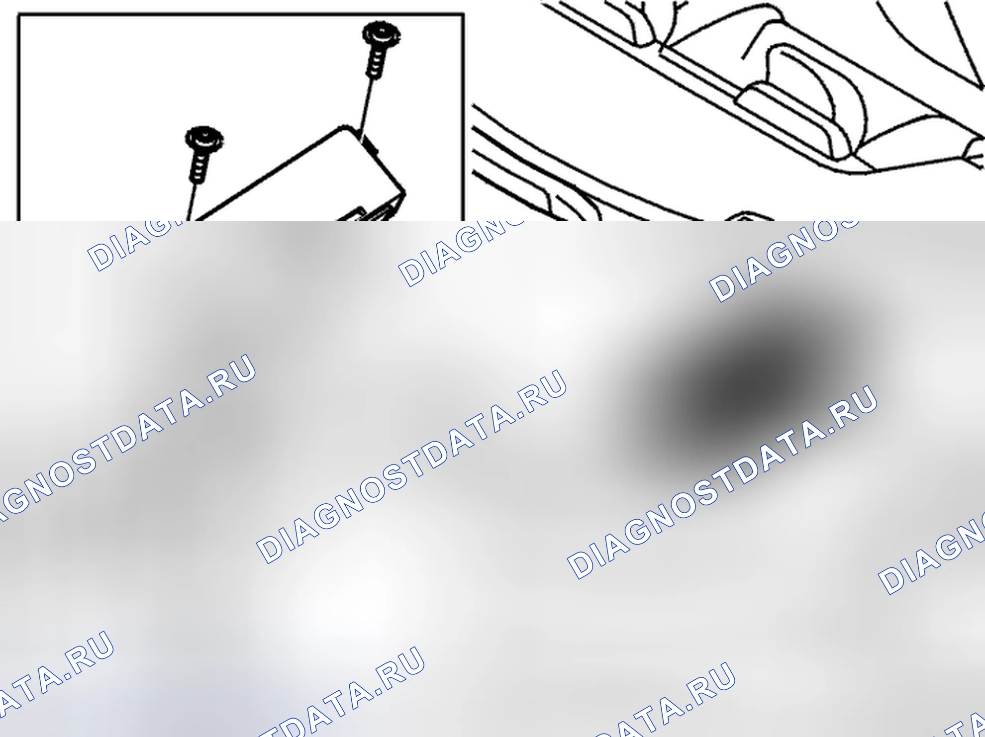 Рис. 274: Демонтаж модуля управления. Volvo C70 I