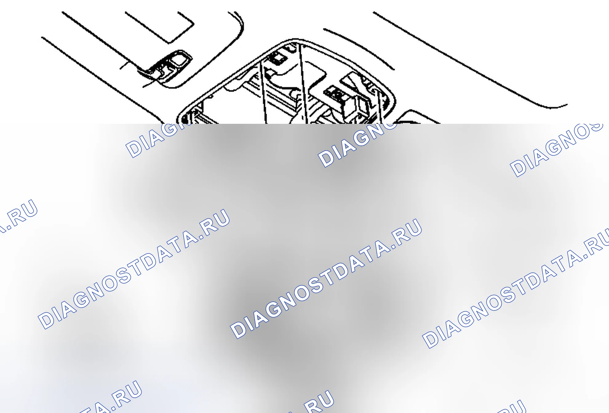 Рис. 114: Замена консоли крыши. Cadillac ELR I