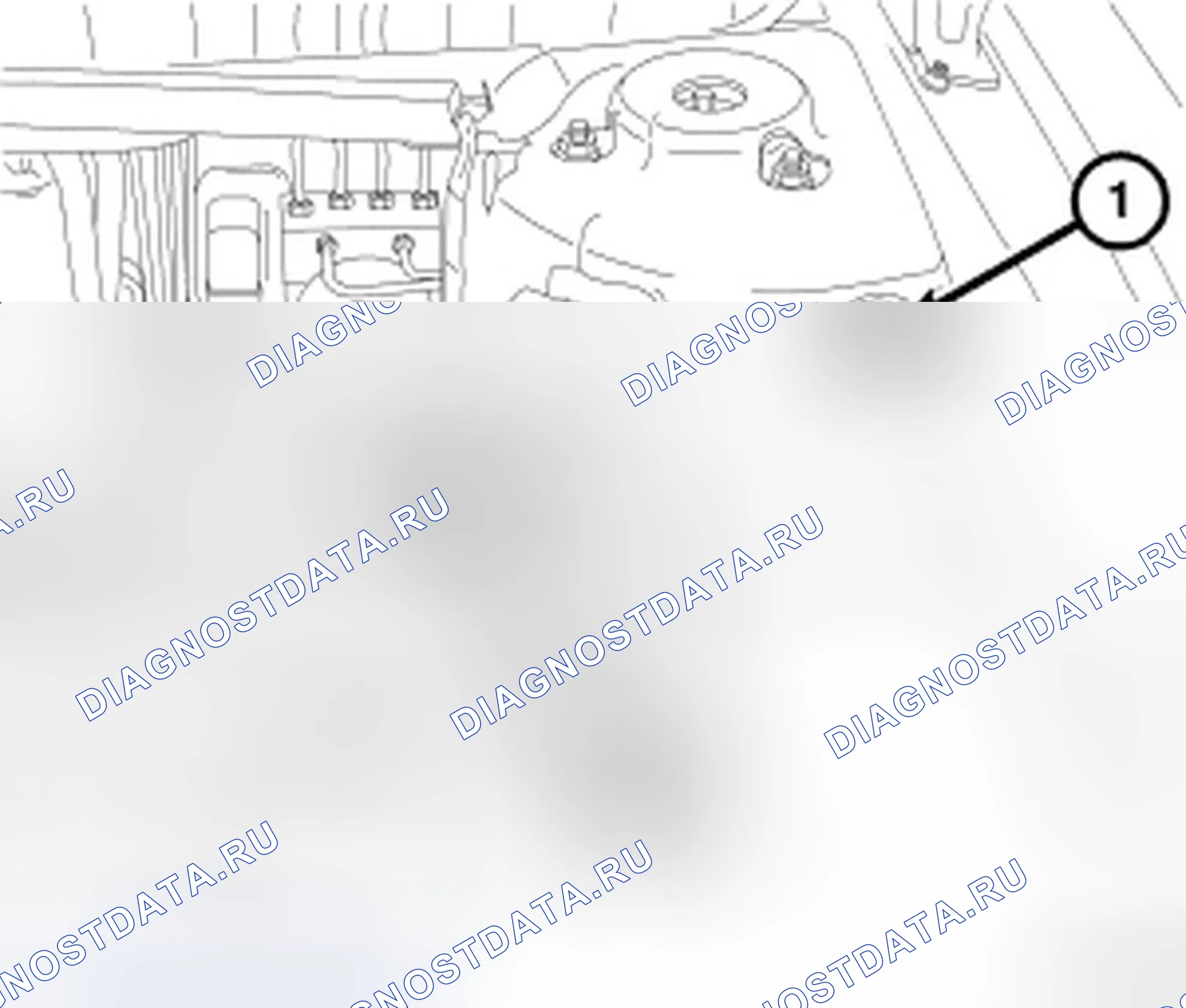 Рис. 640: УЗЕЛ ДВИГАТЕЛЯ. Dodge Avenger II