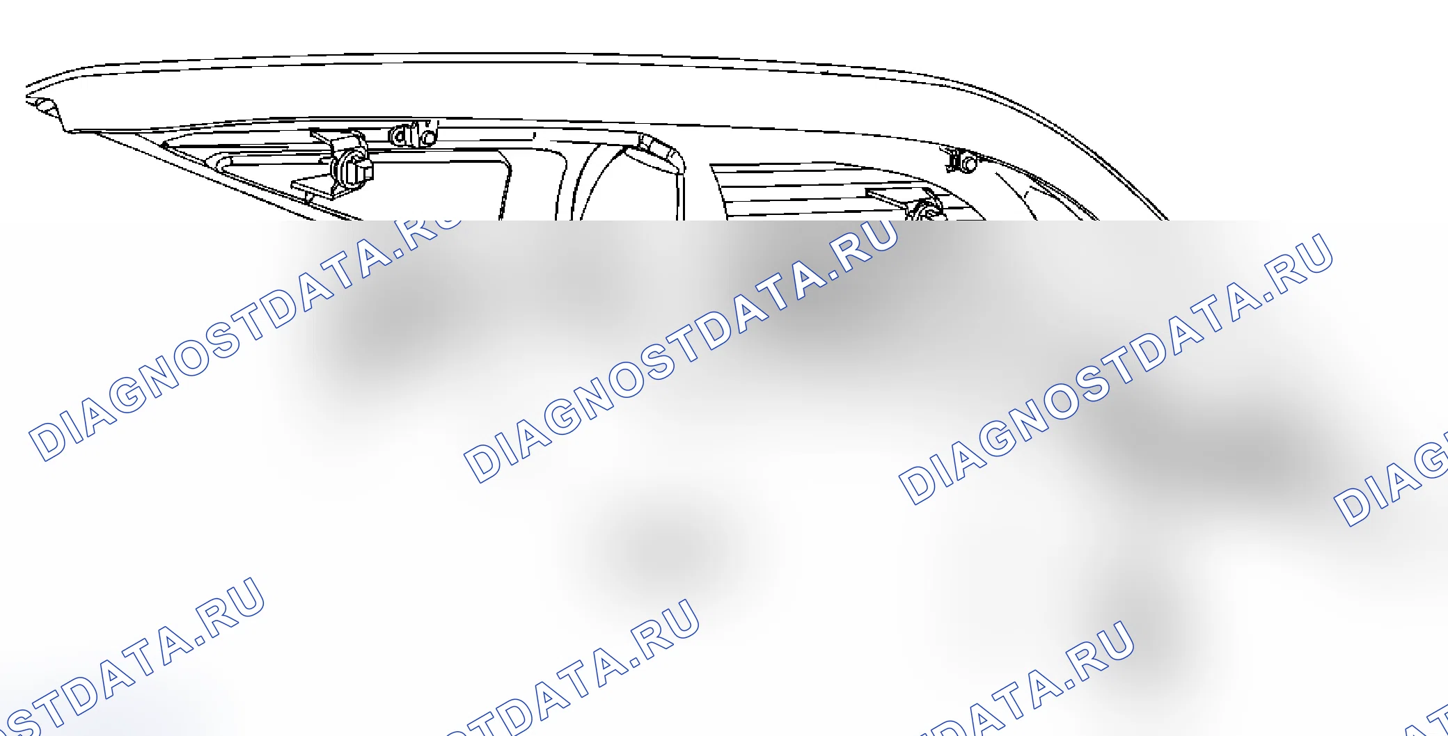 Рис. 27: Замена лампы задней лампы (кабриолет). Pontiac G6 I final