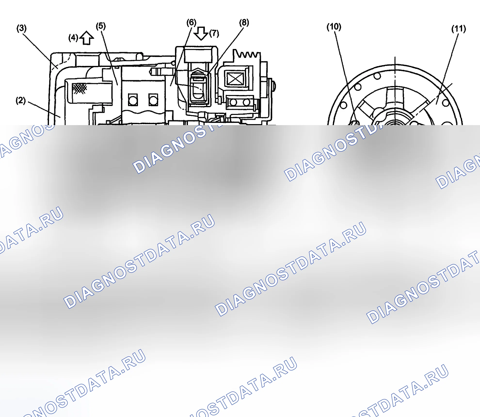 Рис. 92: КОМПРЕССОР. Subaru Impreza GD/GC/GG рестайлинг