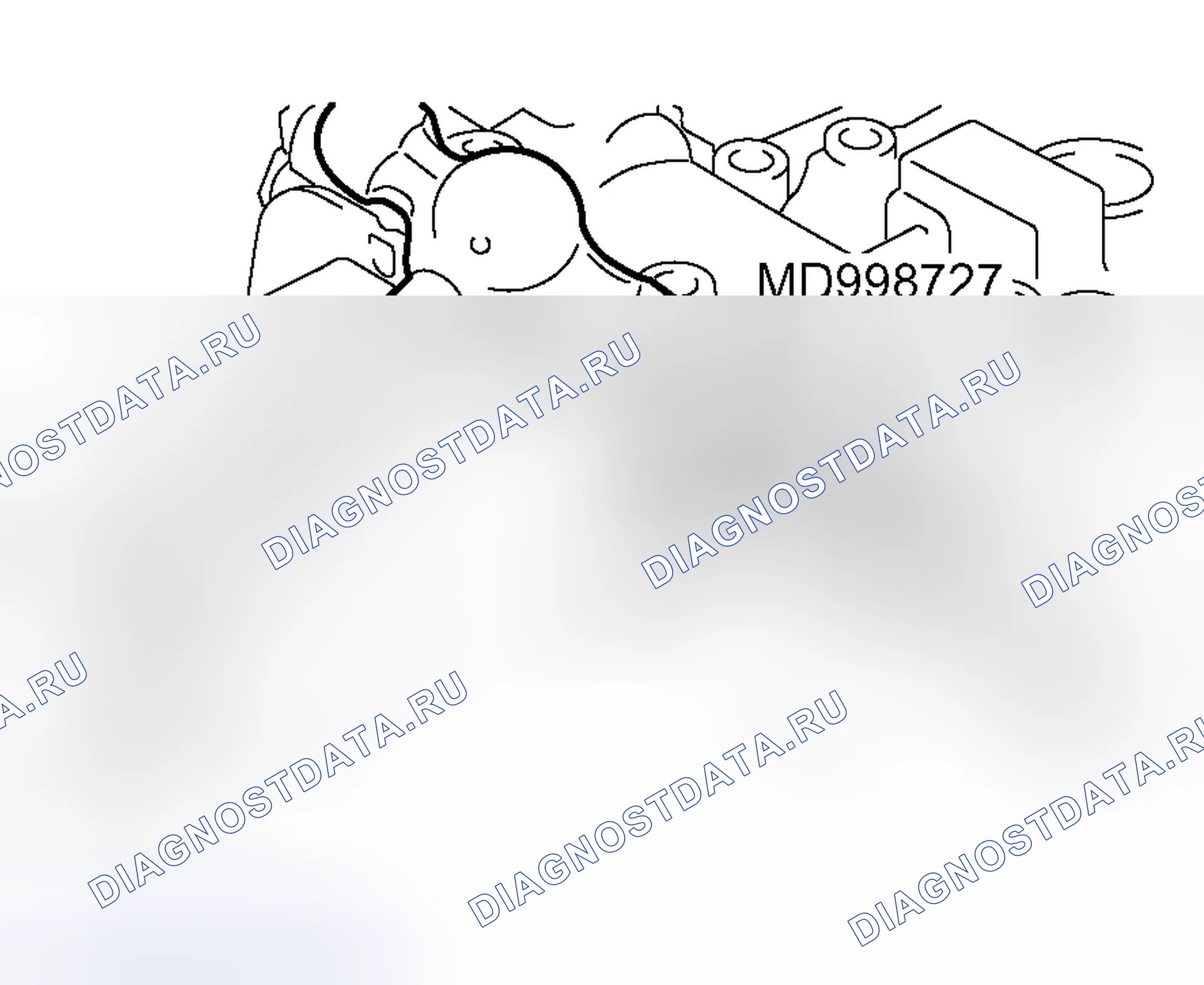 Рис. 222: < < C > > ДЕМОНТАЖ МАСЛЯНОГО ПОДДОНА < 2WD >. Mitsubishi Outlander I