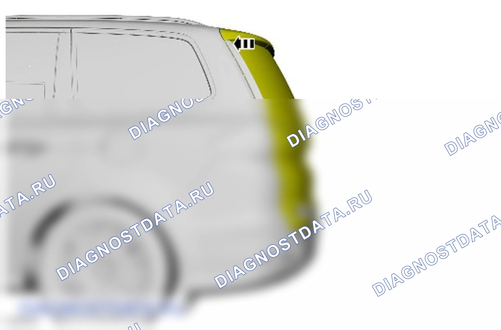 Как выверить поднимаемую дверь багажного отделения. Ford Galaxy III