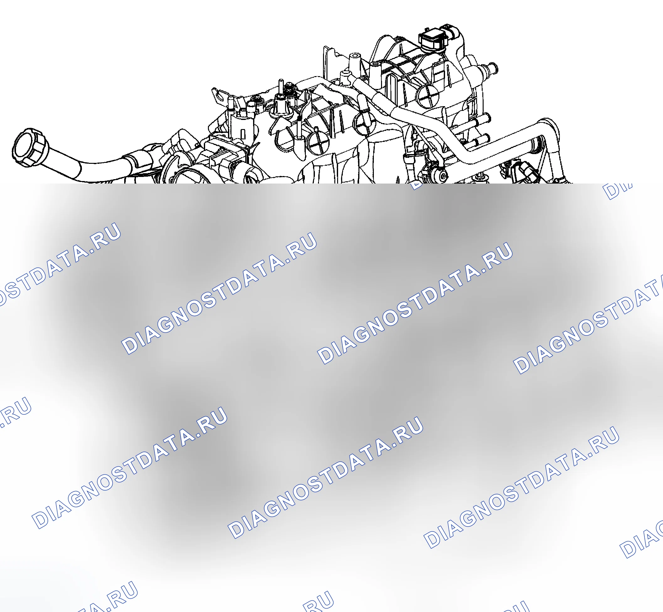Рис. 770: Описание компонентов двигателя. Chevrolet Chevy Express H2500 