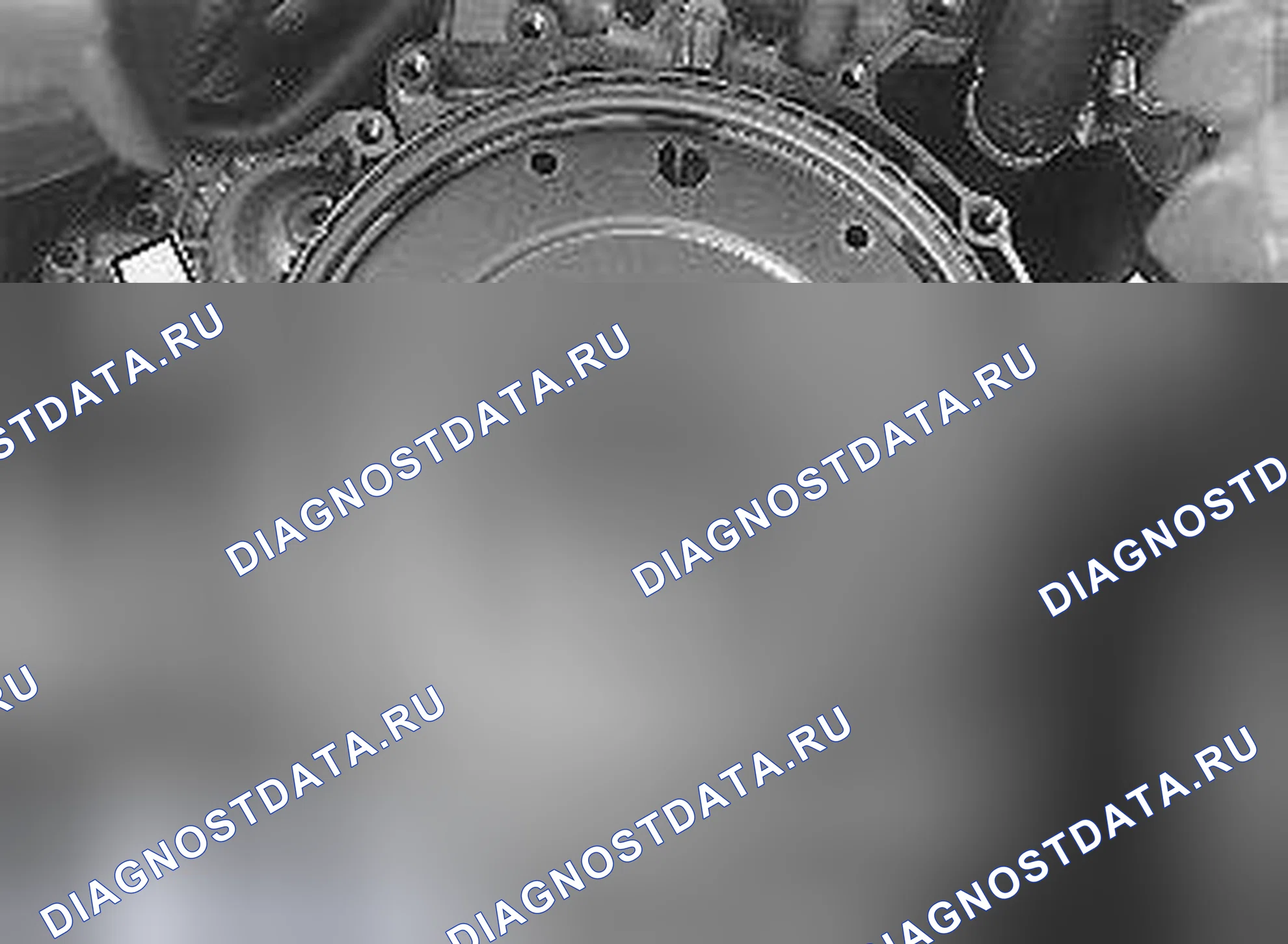 Рис. 227: Проверка несущей пластины. Volvo V40 I рестайлинг
