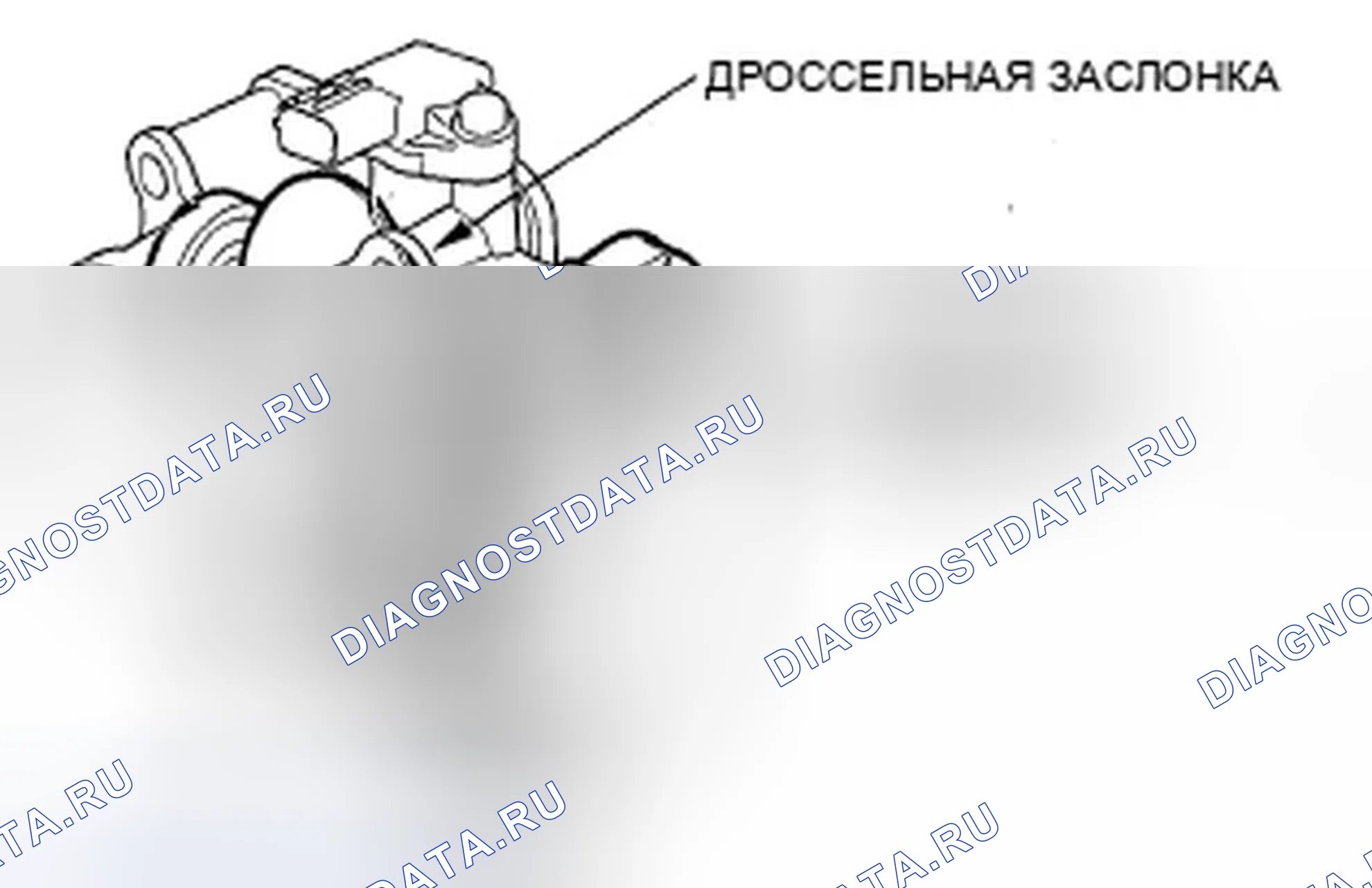 Рис. 46: Корпус дросселя. Honda Ridgeline I рестайлинг