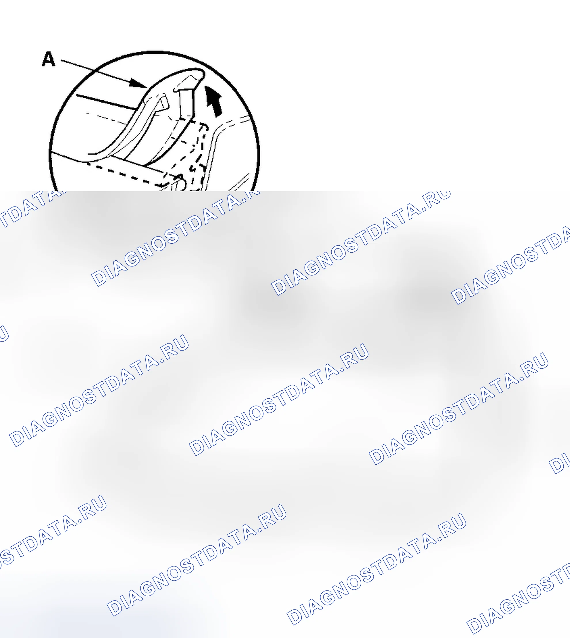 Рис. 101: Замена лобового стекла. Honda Accord VII