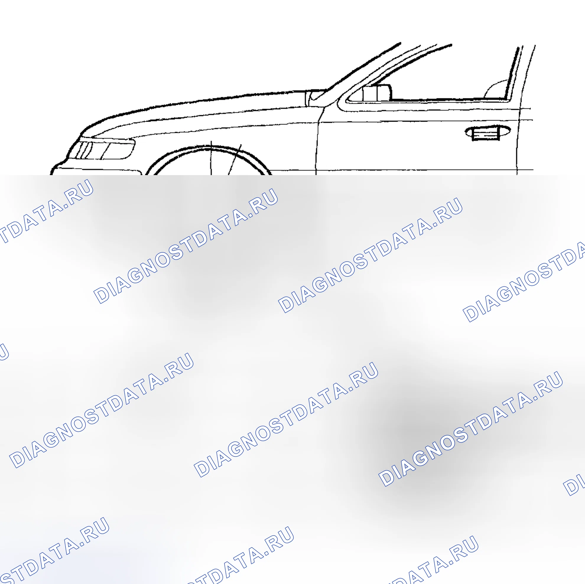 Рис. 3: Литник. Ford Pickup F250 Super Duty I