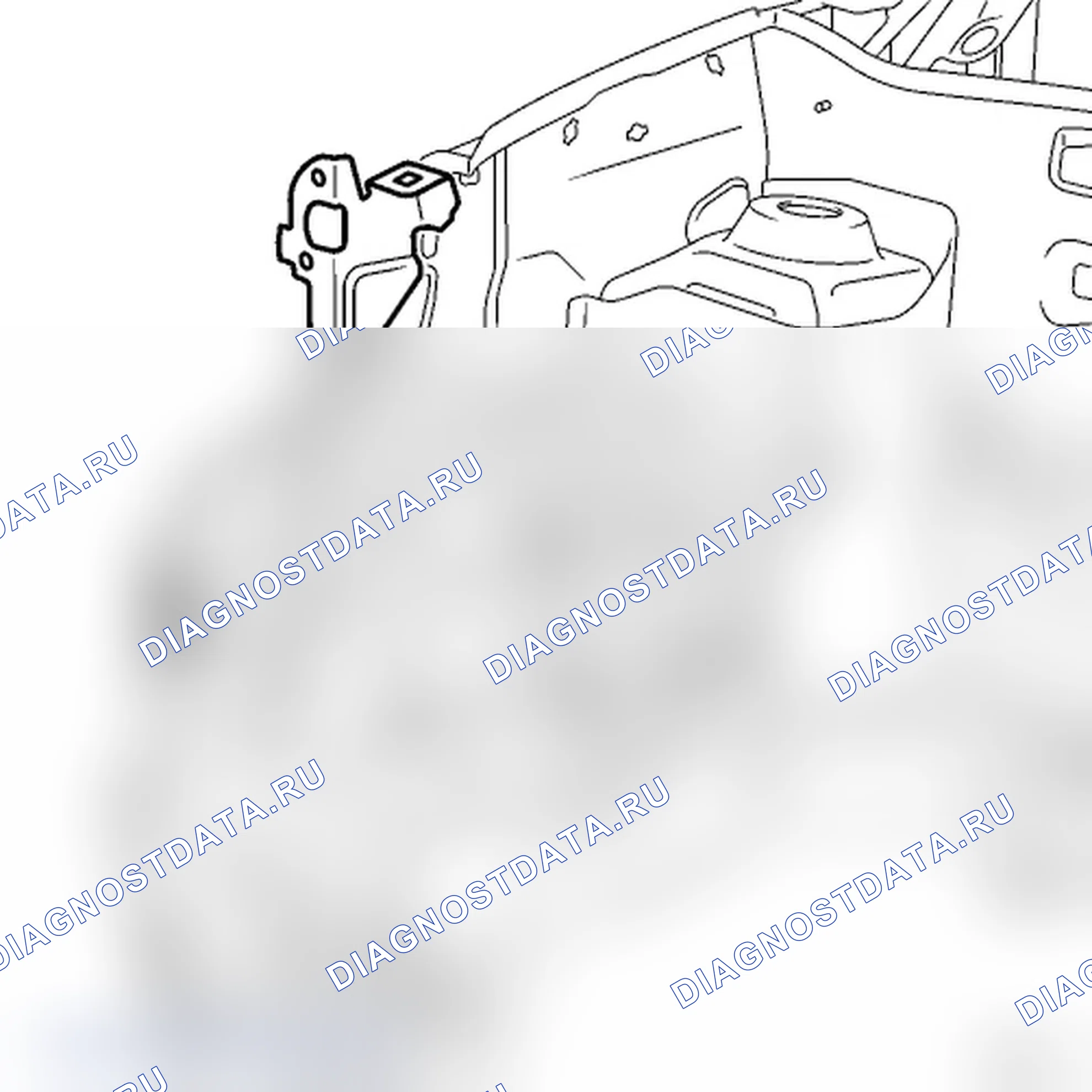 Описание бокового кронштейна крайней передней панели. Renault Kangoo II-BeBop