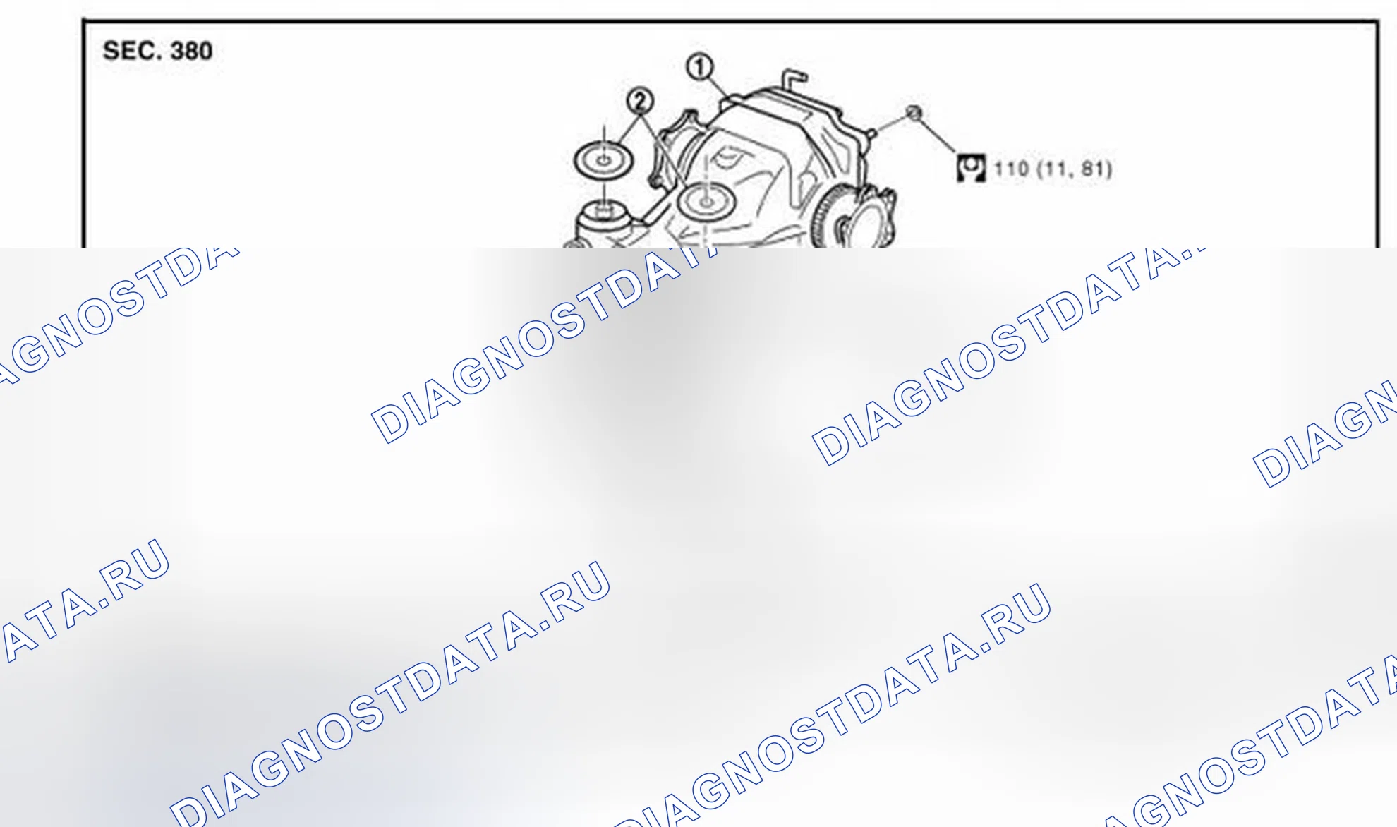 Рис. 642: 2WD: Разнесенный вид. Infiniti G37 IV рестайлинг
