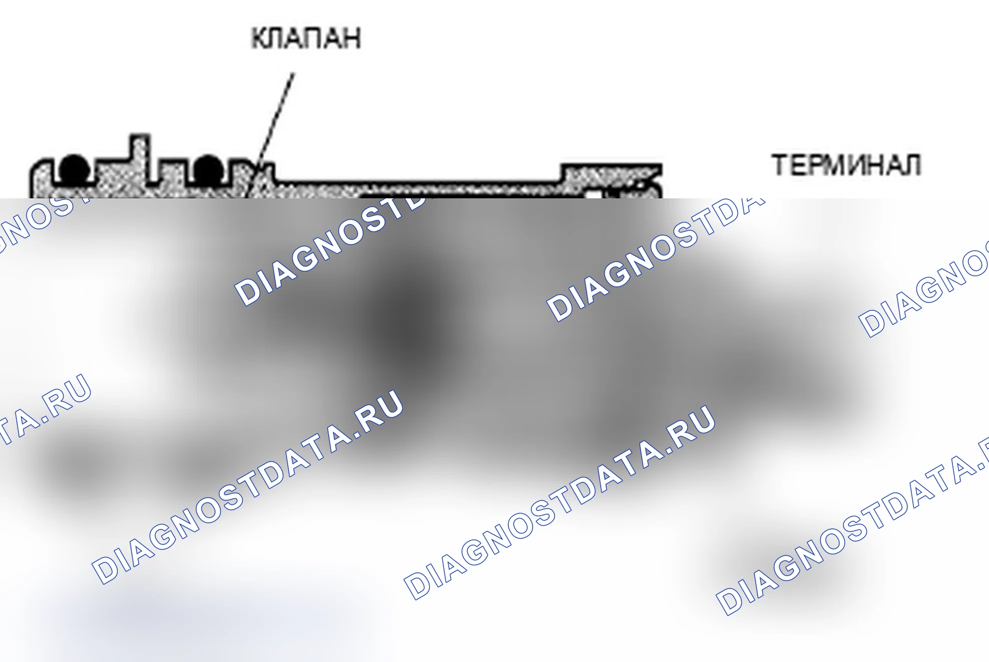 Рис. 61: Запорный клапан вентиляции канистры EVAP. Acura RL II рестайлинг
