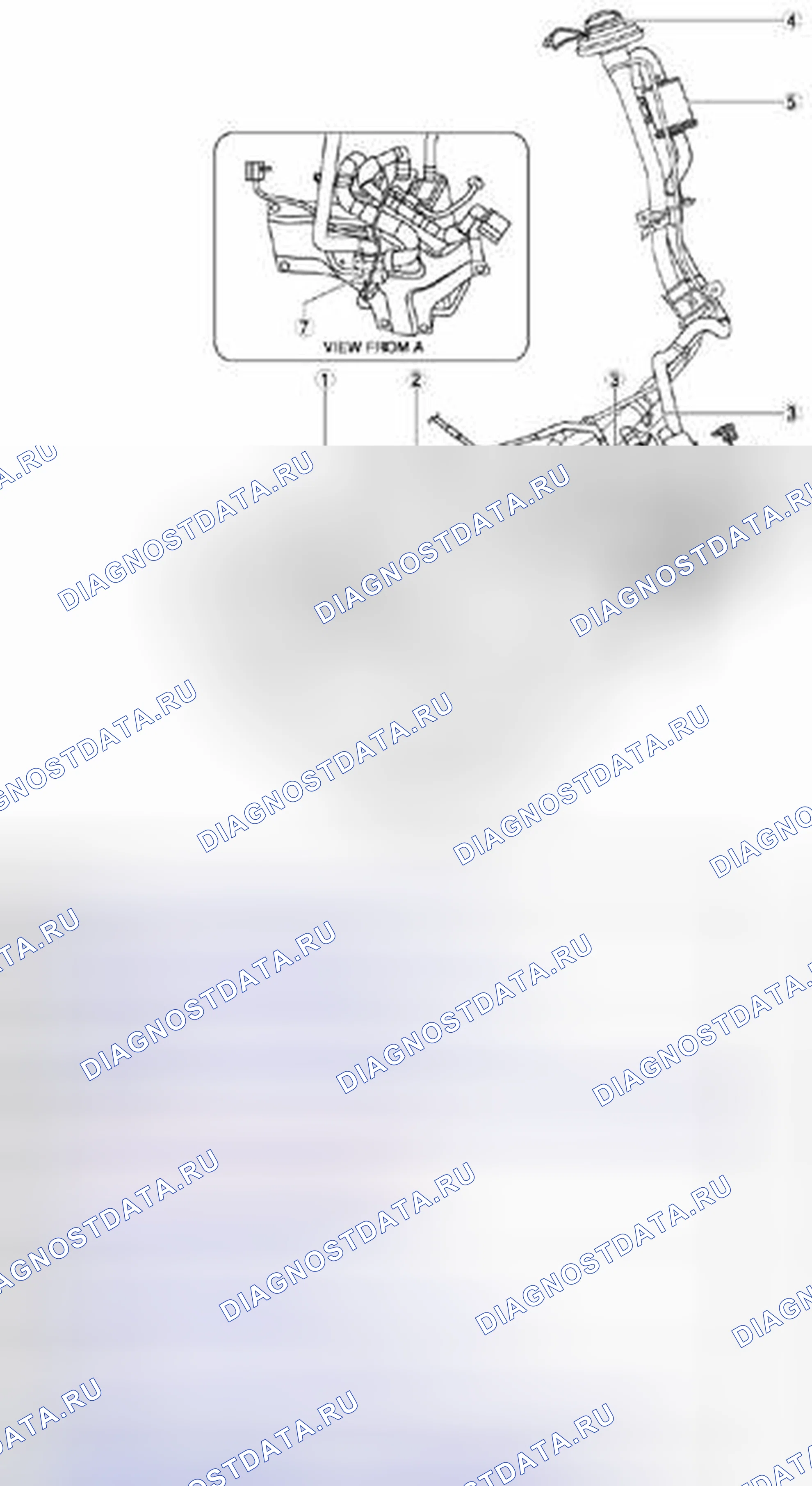 Рис. 16: Сторона топливного бака. Honda Civic IX рестайлинг