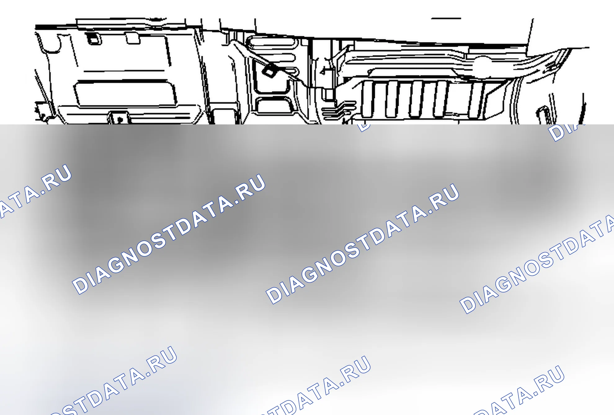 Рис. 31: Замена топливопровода - шасси. Chevrolet Captiva I рестайлинг