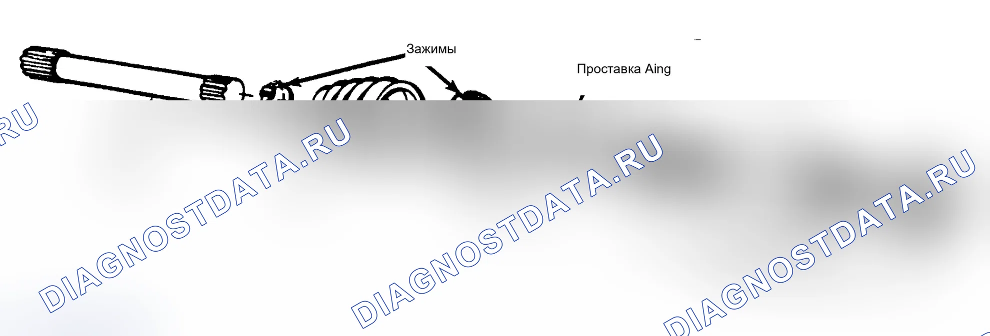 Рис. 1: ОПИСАНИЕ полуоси. Jeep Wagoneer XJ
