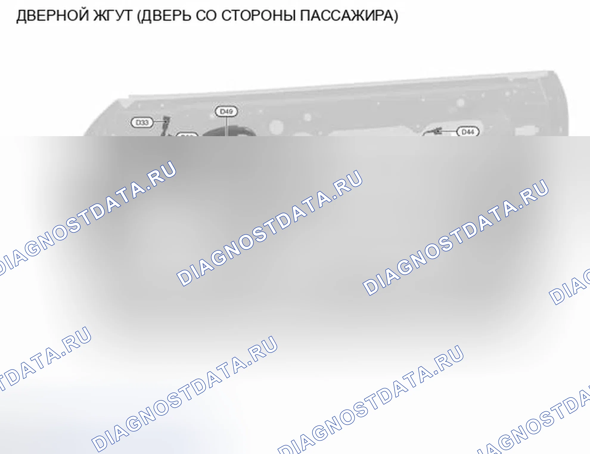 Рис. 92: Дверь со стороны пассажира. Infiniti Q60 I