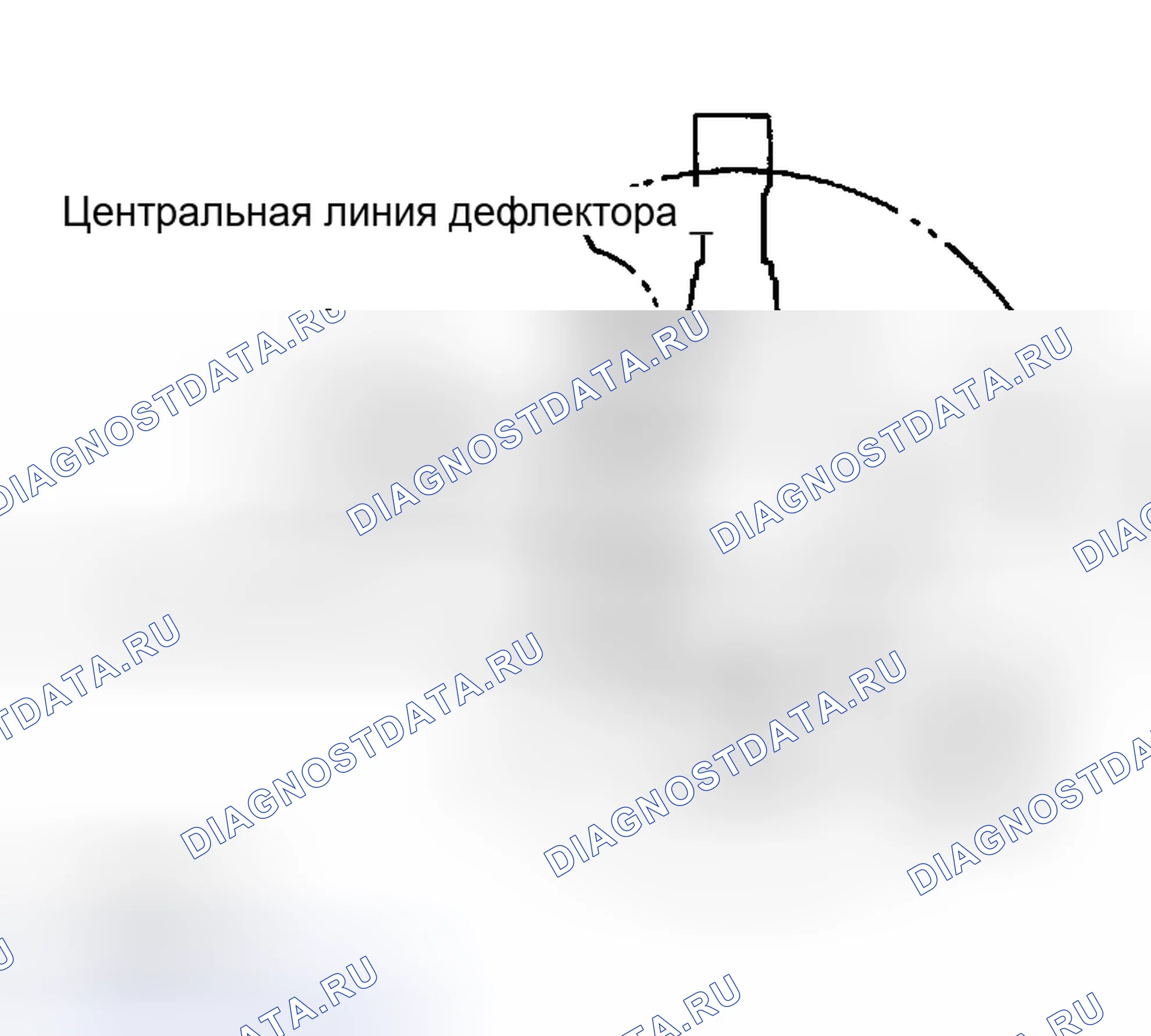 Рис. 10: Определение места установки дефлектора. Infiniti I30 II
