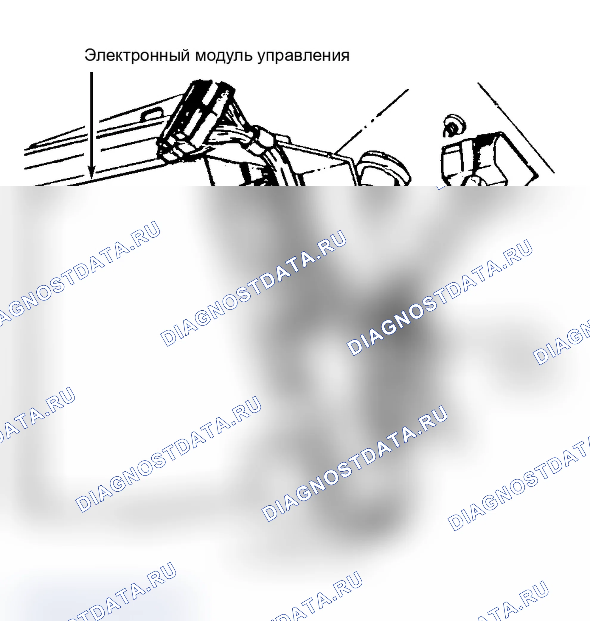 Рис. 6: Расположение компонентов (6 из 17). Chevrolet Cavalier I