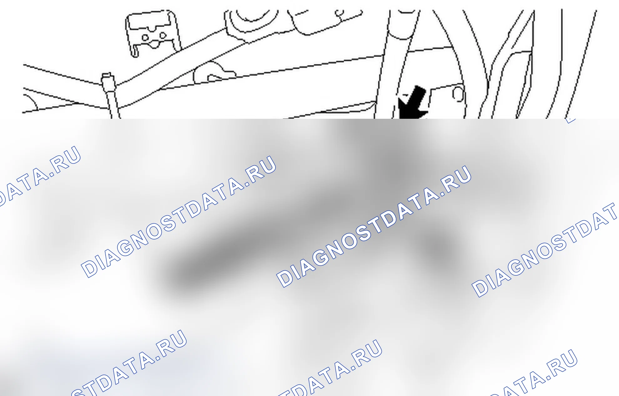 Рис. 306: ДЕМОНТАЖ. Toyota Prius PHV pre-III
